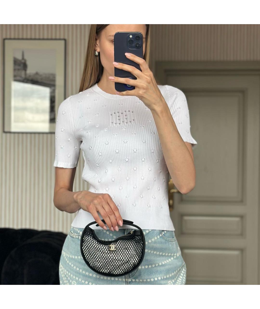 CHANEL Белая футболка, фото 2