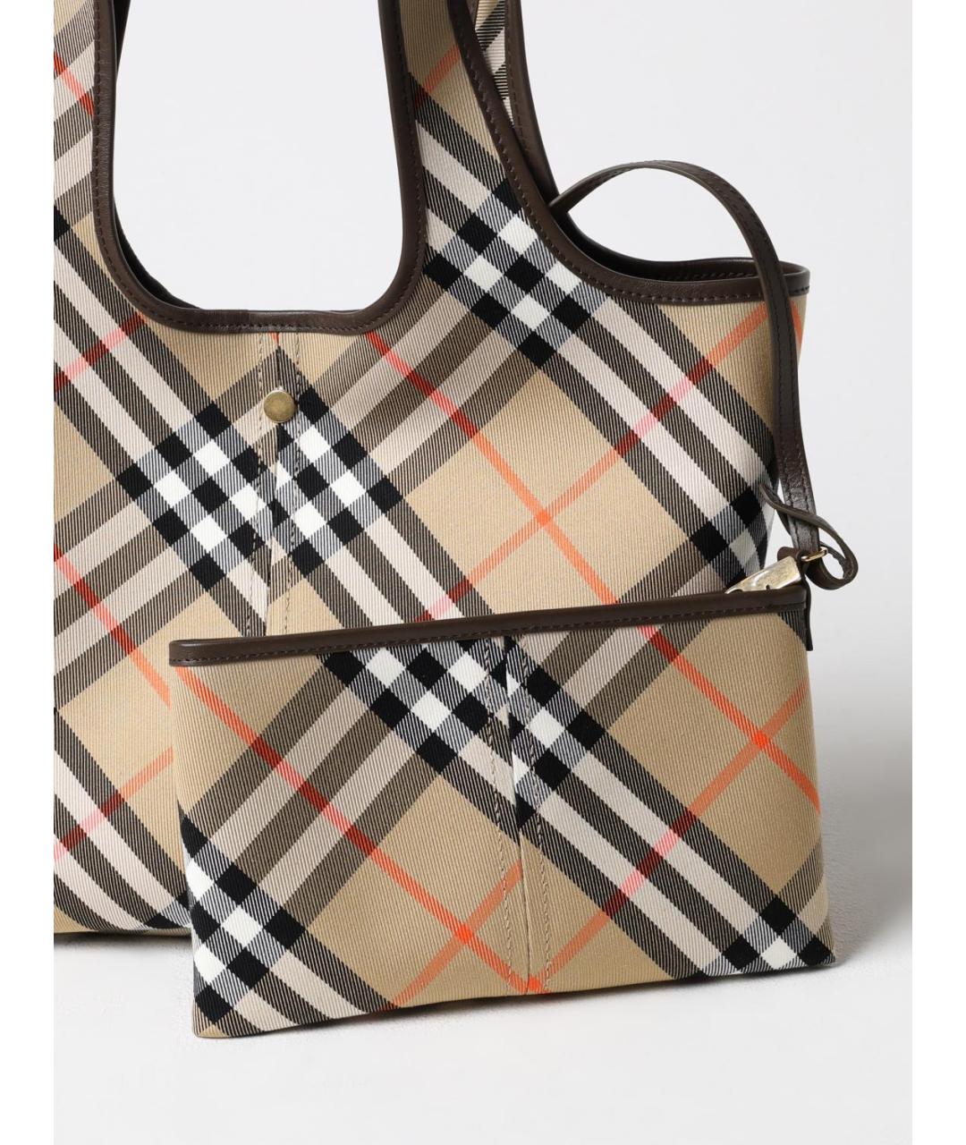 BURBERRY Бежевая сумка тоут, фото 4