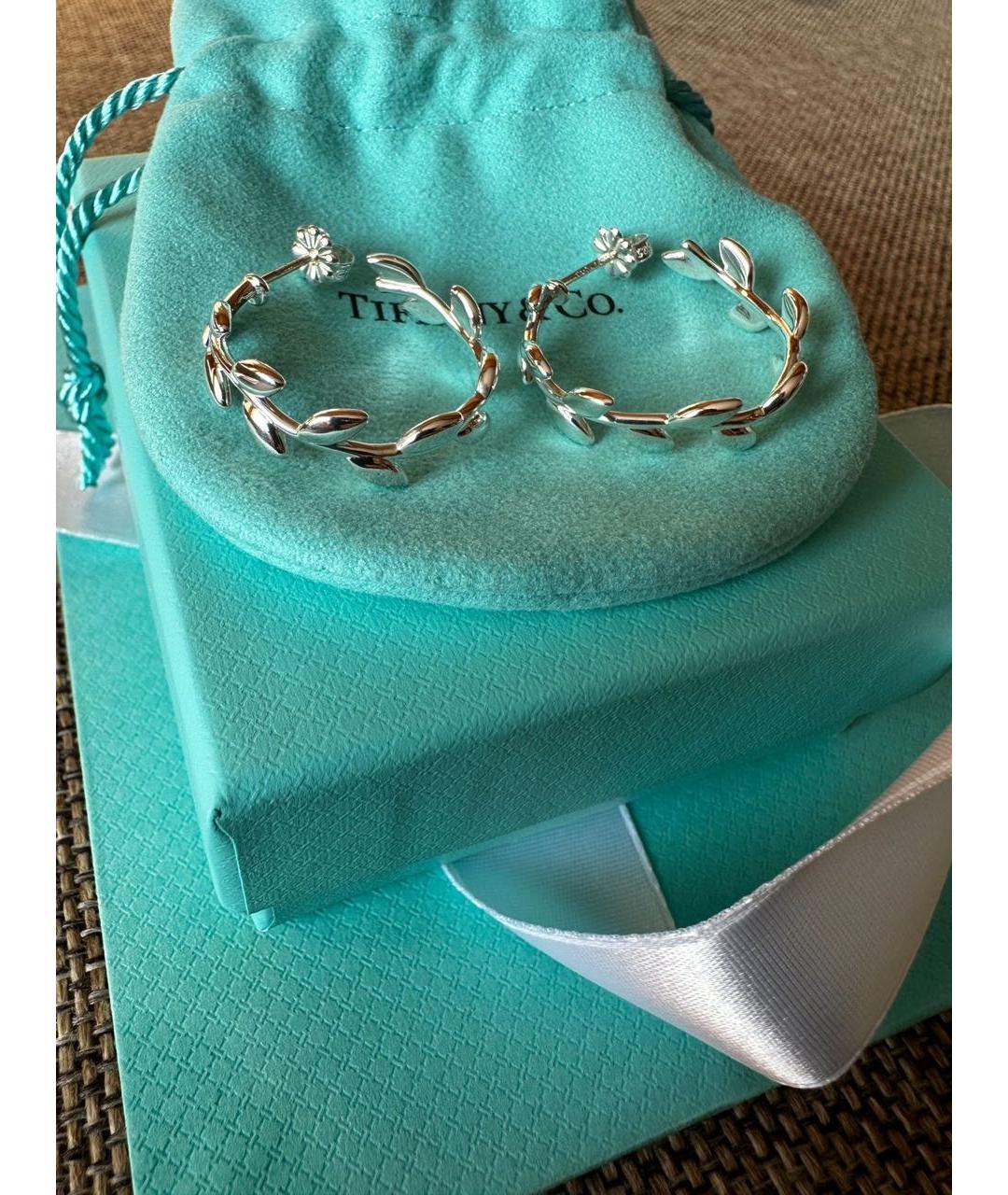 TIFFANY&CO Серебряные серебряные серьги, фото 4