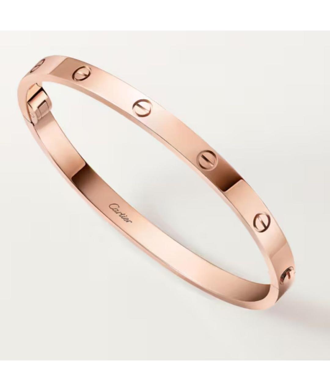 CARTIER Розовый браслет из розового золота, фото 3