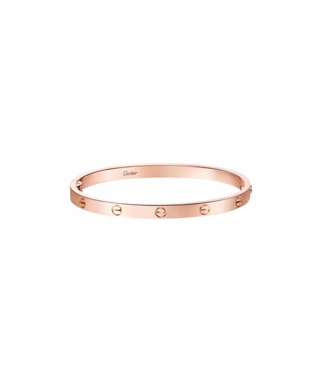 CARTIER Розовый браслет из розового золота, фото 1