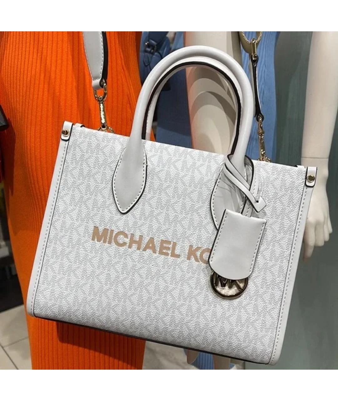 MICHAEL KORS Бежевая сумка с короткими ручками, фото 8