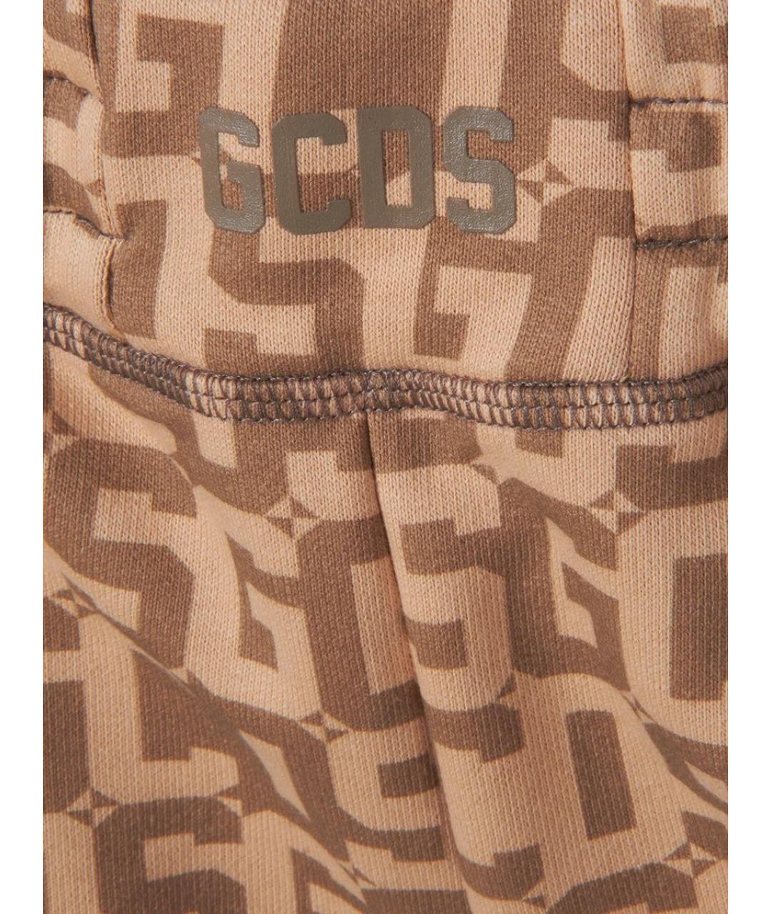 GCDS Бежевые хлопковые шорты, фото 3