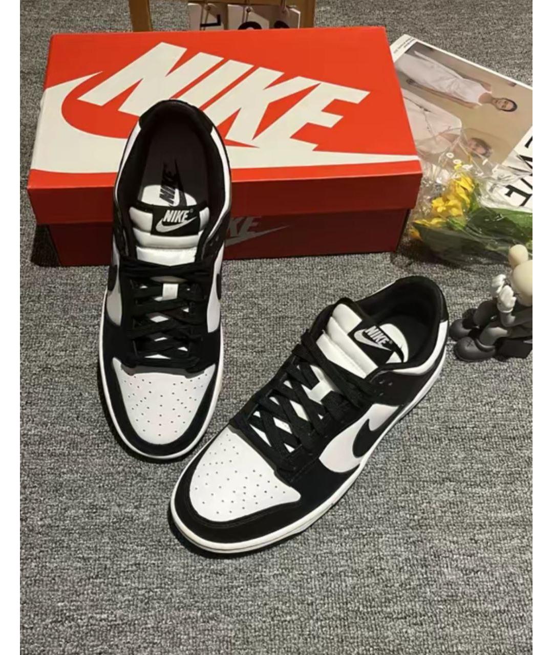NIKE Черные низкие кроссовки / кеды, фото 2