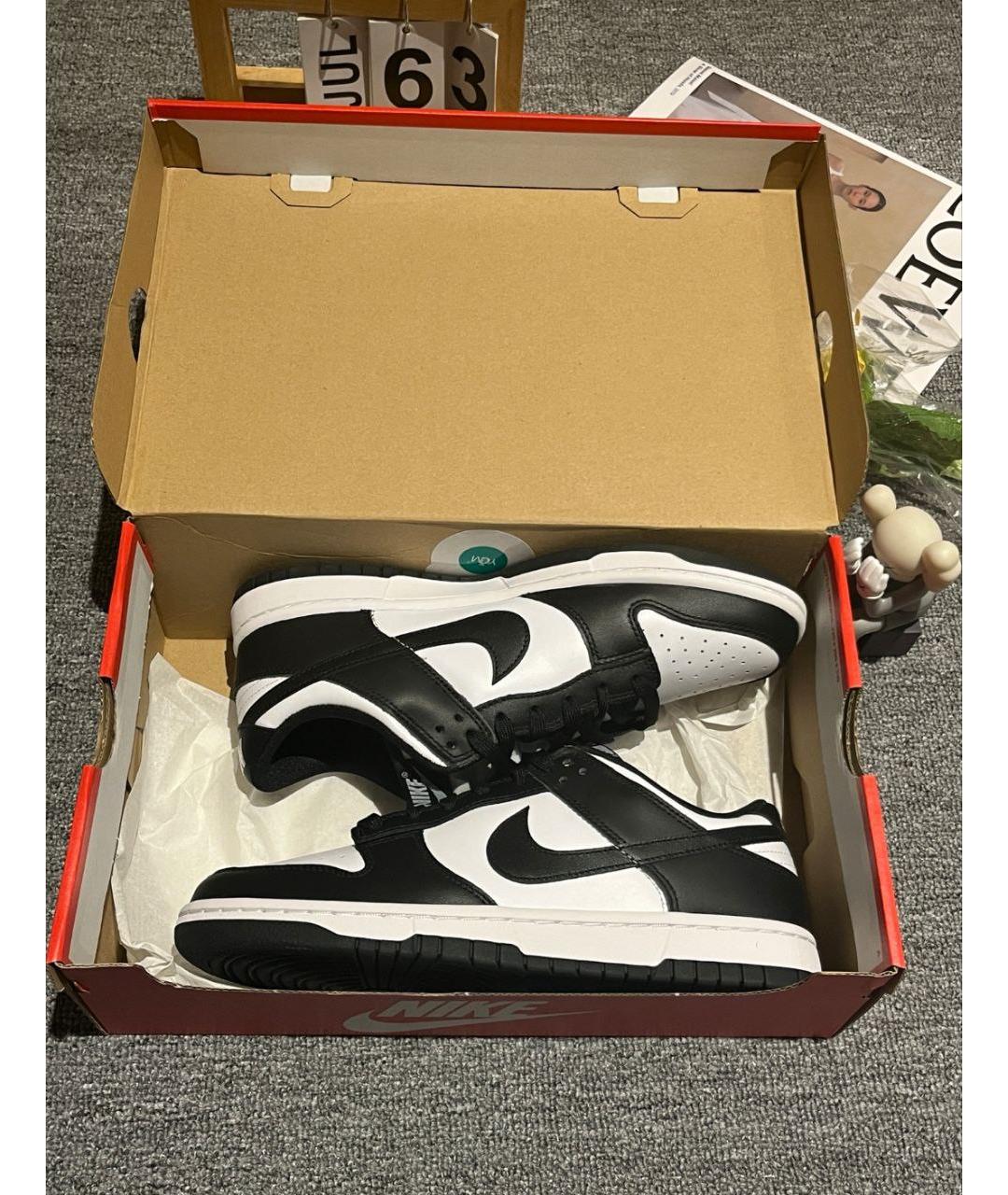 NIKE Черные низкие кроссовки / кеды, фото 6
