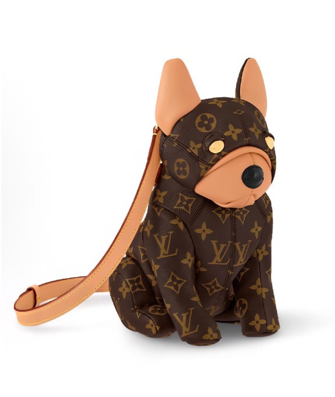 LOUIS VUITTON Коричневая сумка с короткими ручками, фото 2
