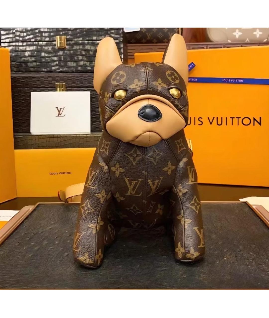 LOUIS VUITTON Коричневая сумка с короткими ручками, фото 6