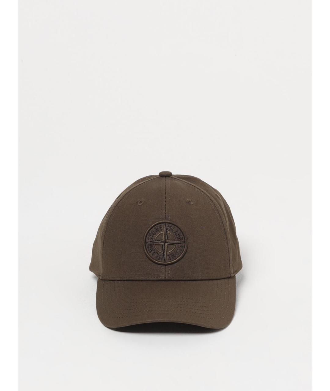 STONE ISLAND Зеленая кепка/бейсболка, фото 2