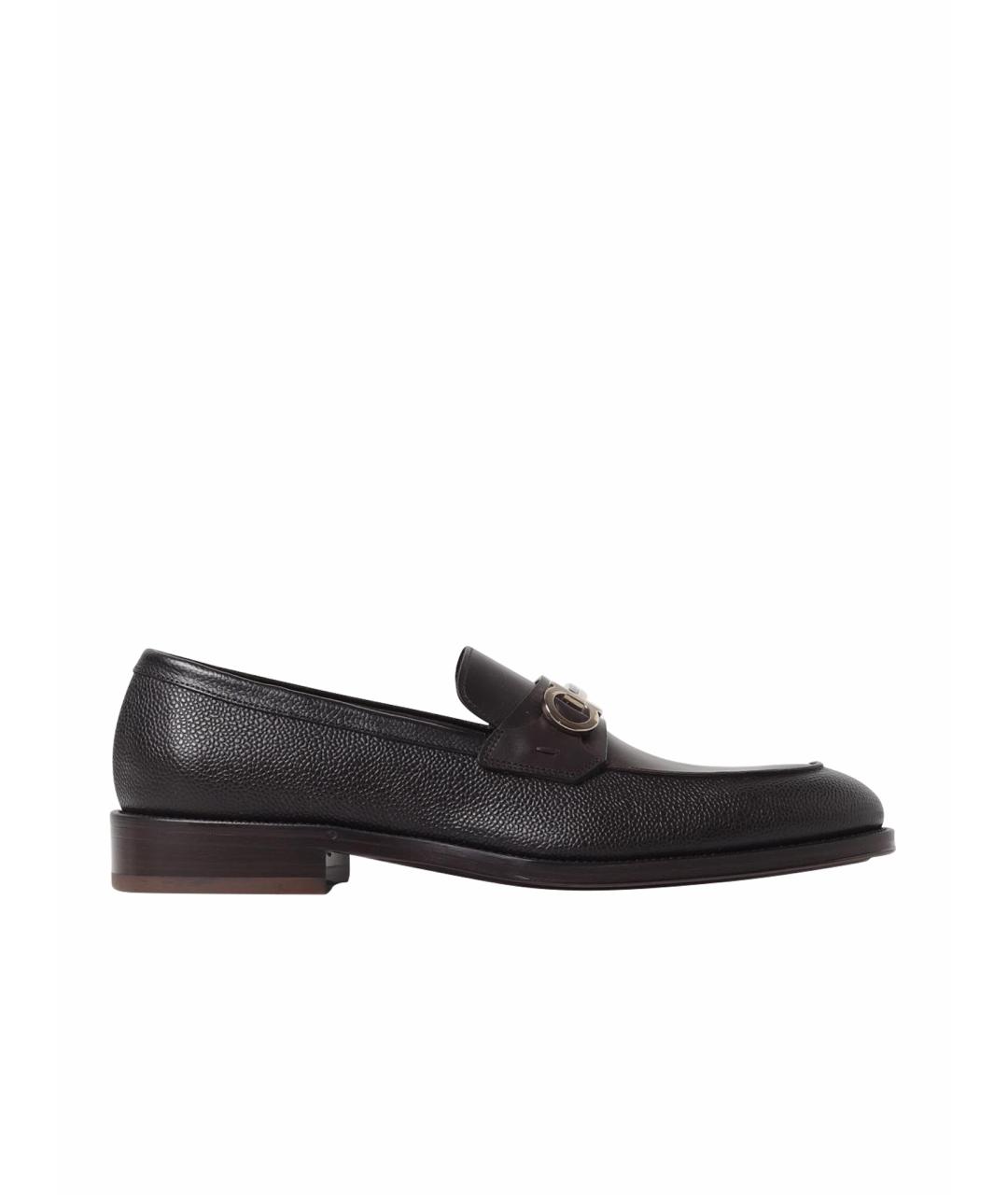 FERRAGAMO Коричневые лоферы, фото 1