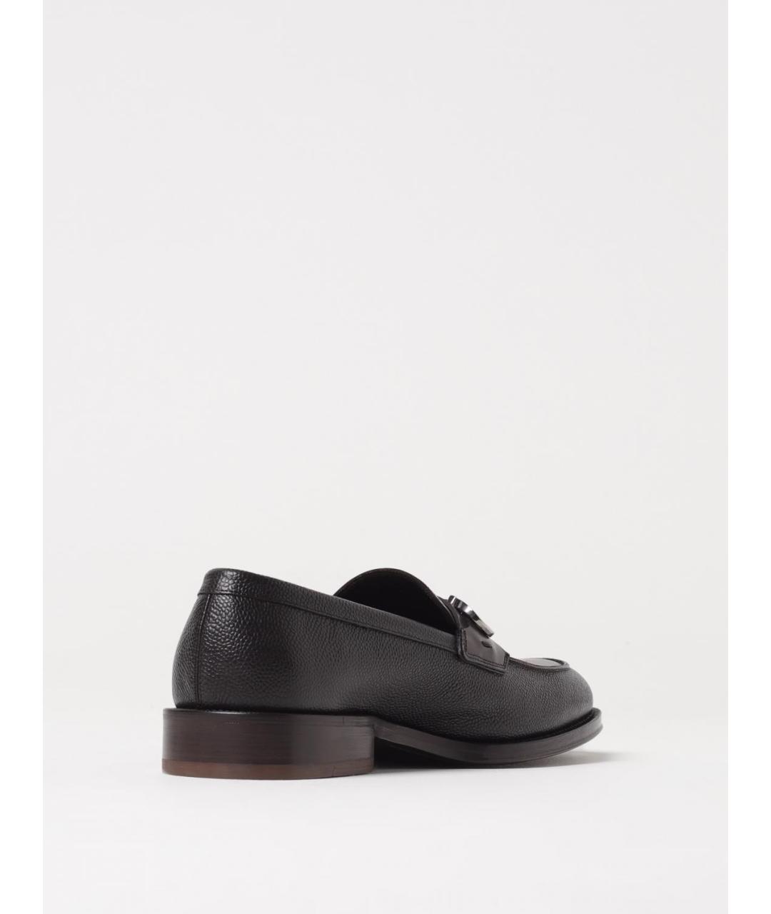 FERRAGAMO Коричневые лоферы, фото 3