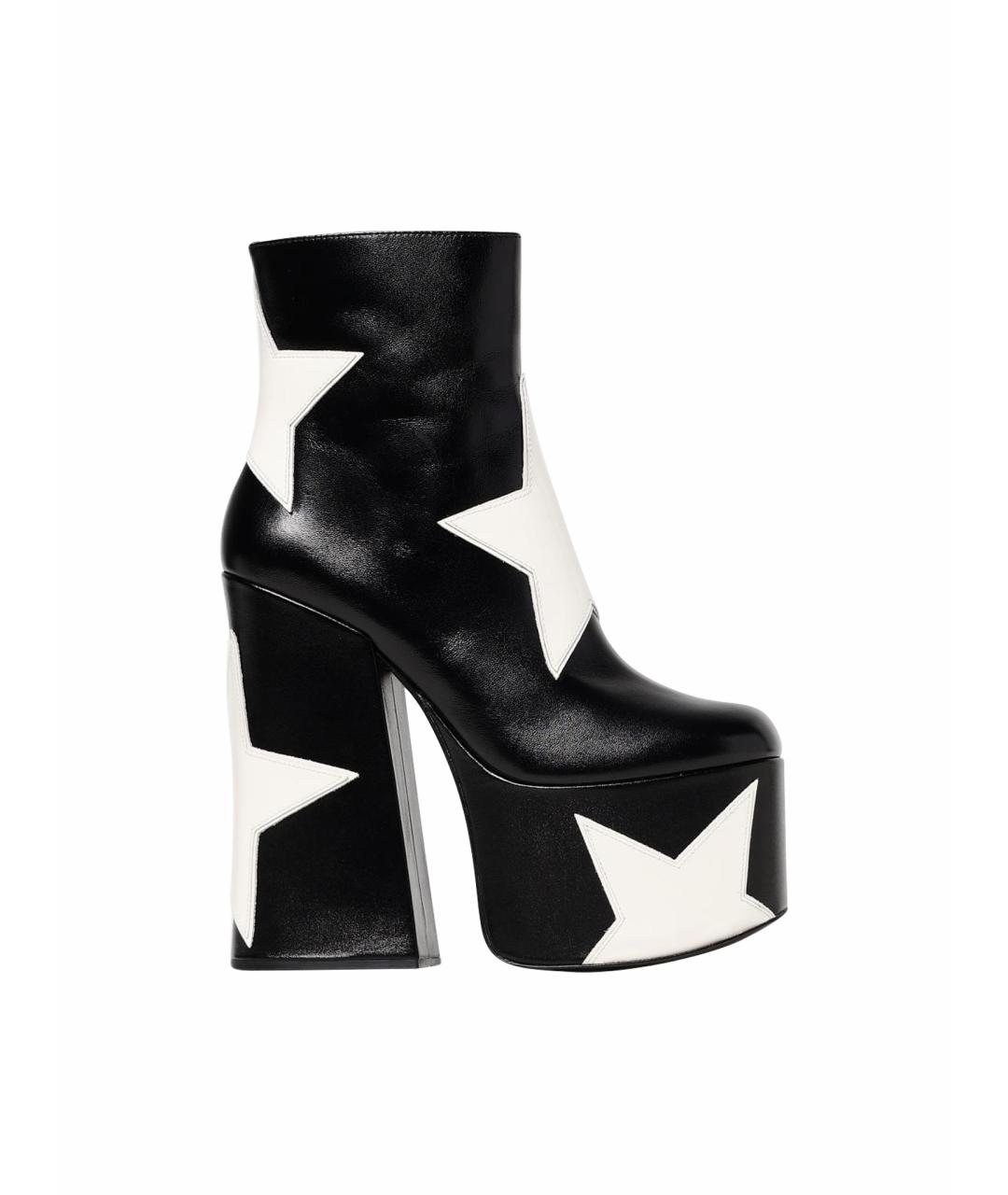 MARC JACOBS Черные кожаные ботильоны, фото 1