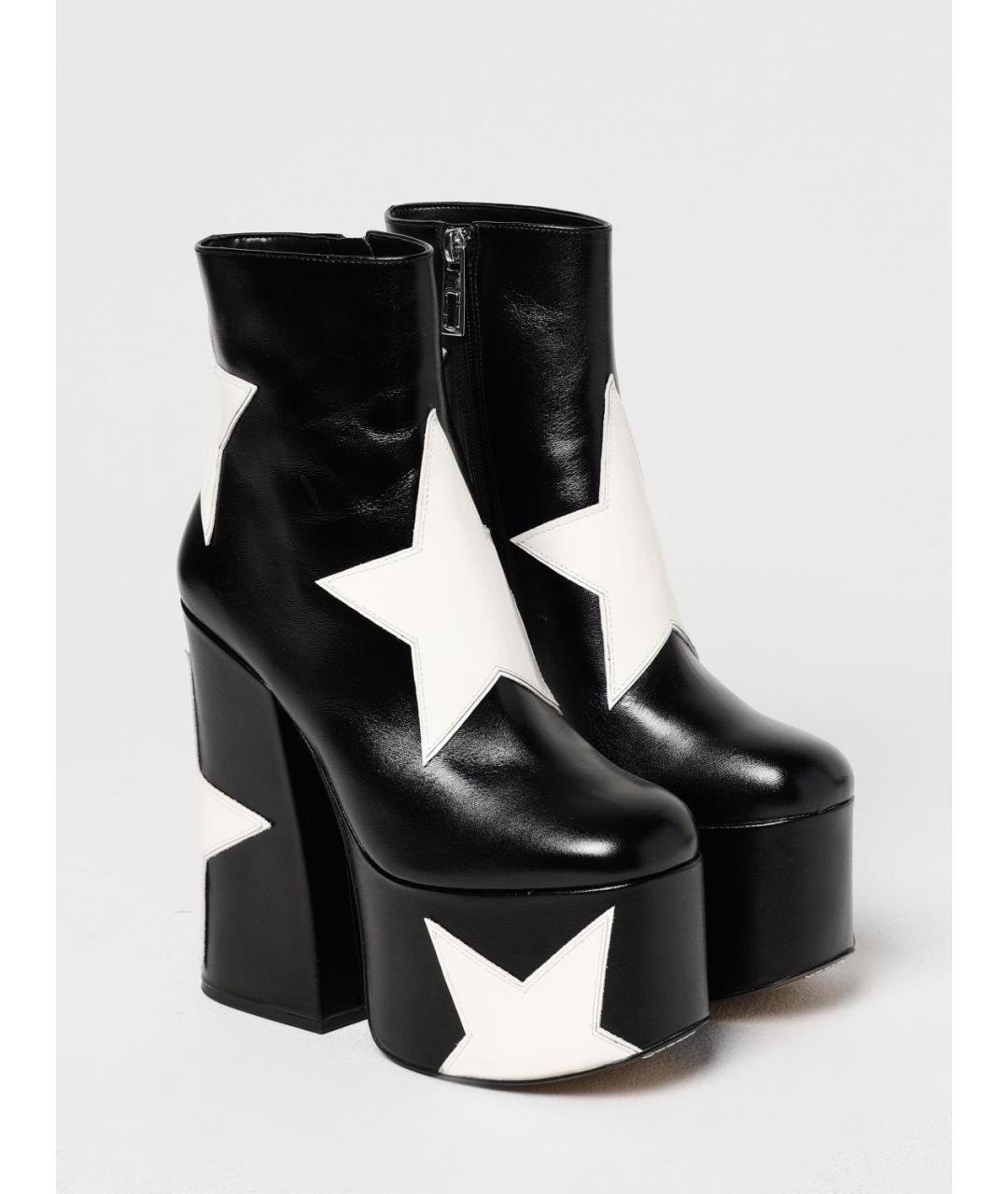 MARC JACOBS Черные кожаные ботильоны, фото 2