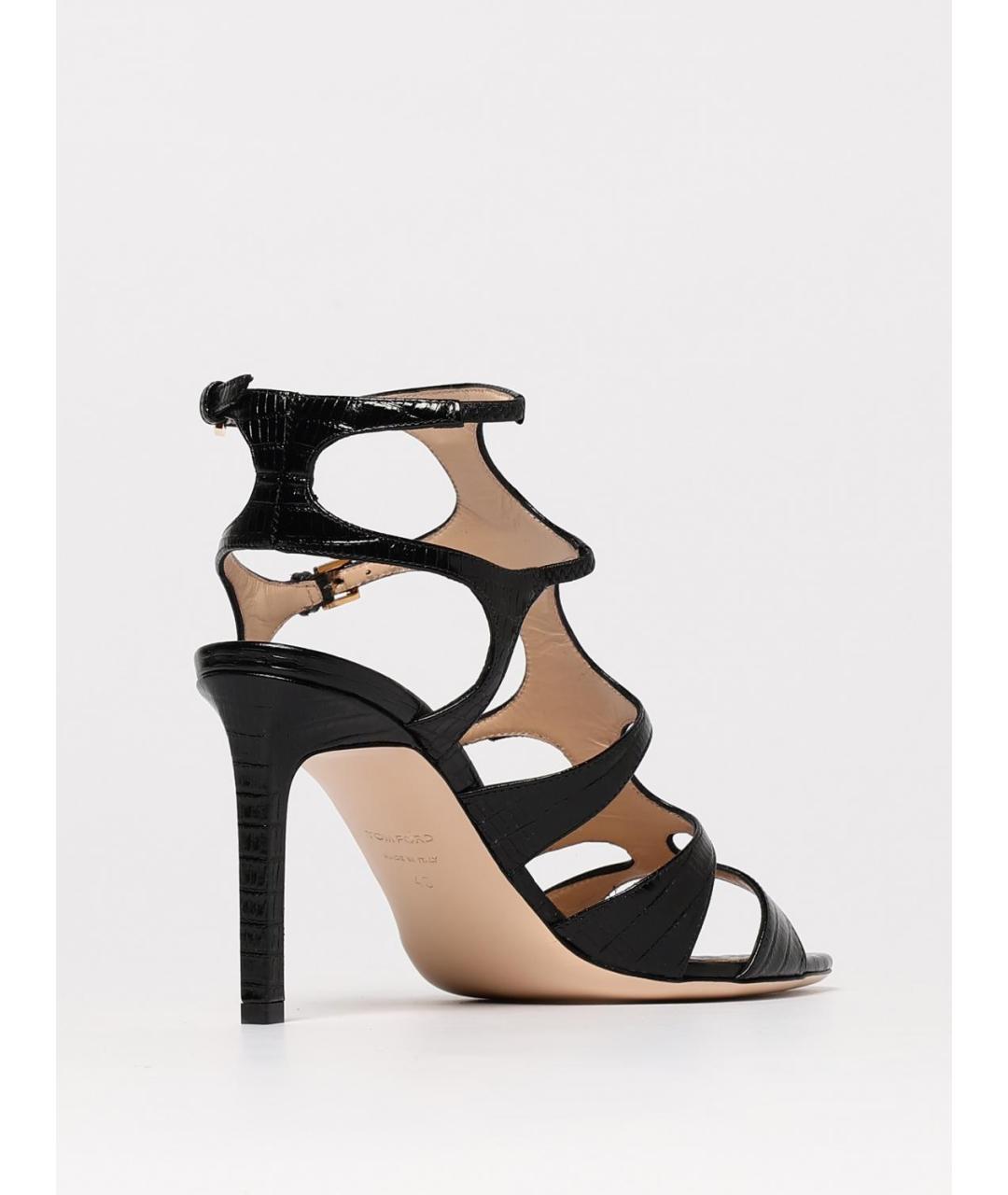 TOM FORD Черные босоножки, фото 3