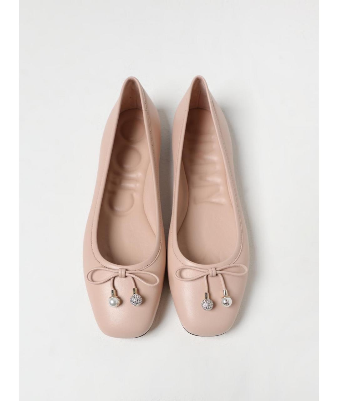 JIMMY CHOO Розовые балетки, фото 4