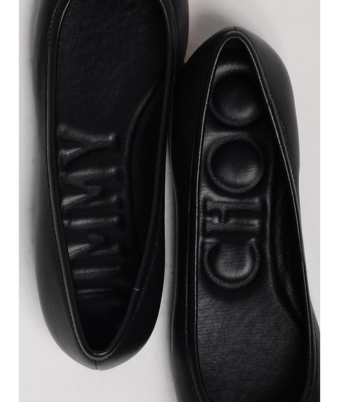 JIMMY CHOO Черные балетки, фото 4