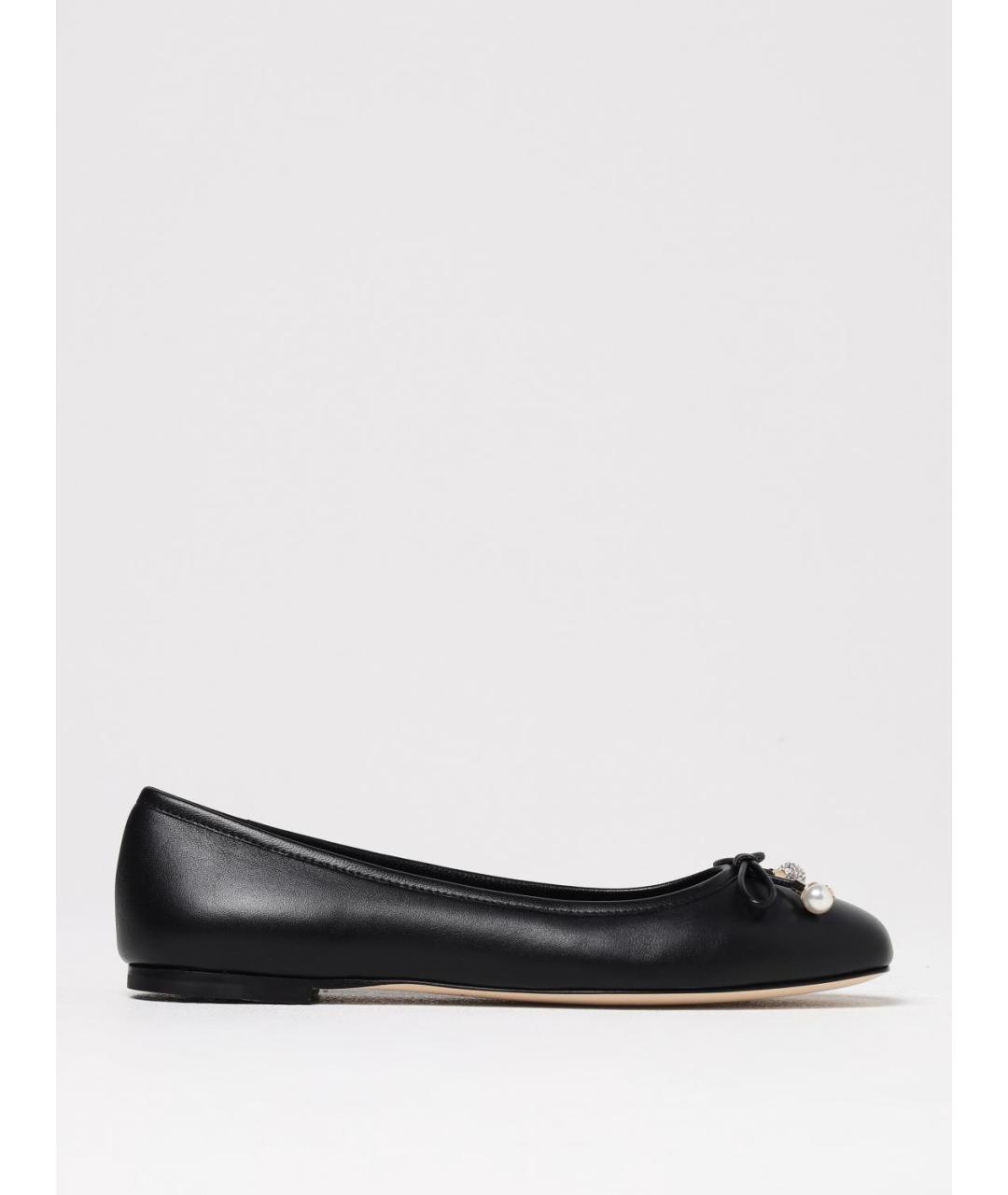 JIMMY CHOO Черные балетки, фото 5