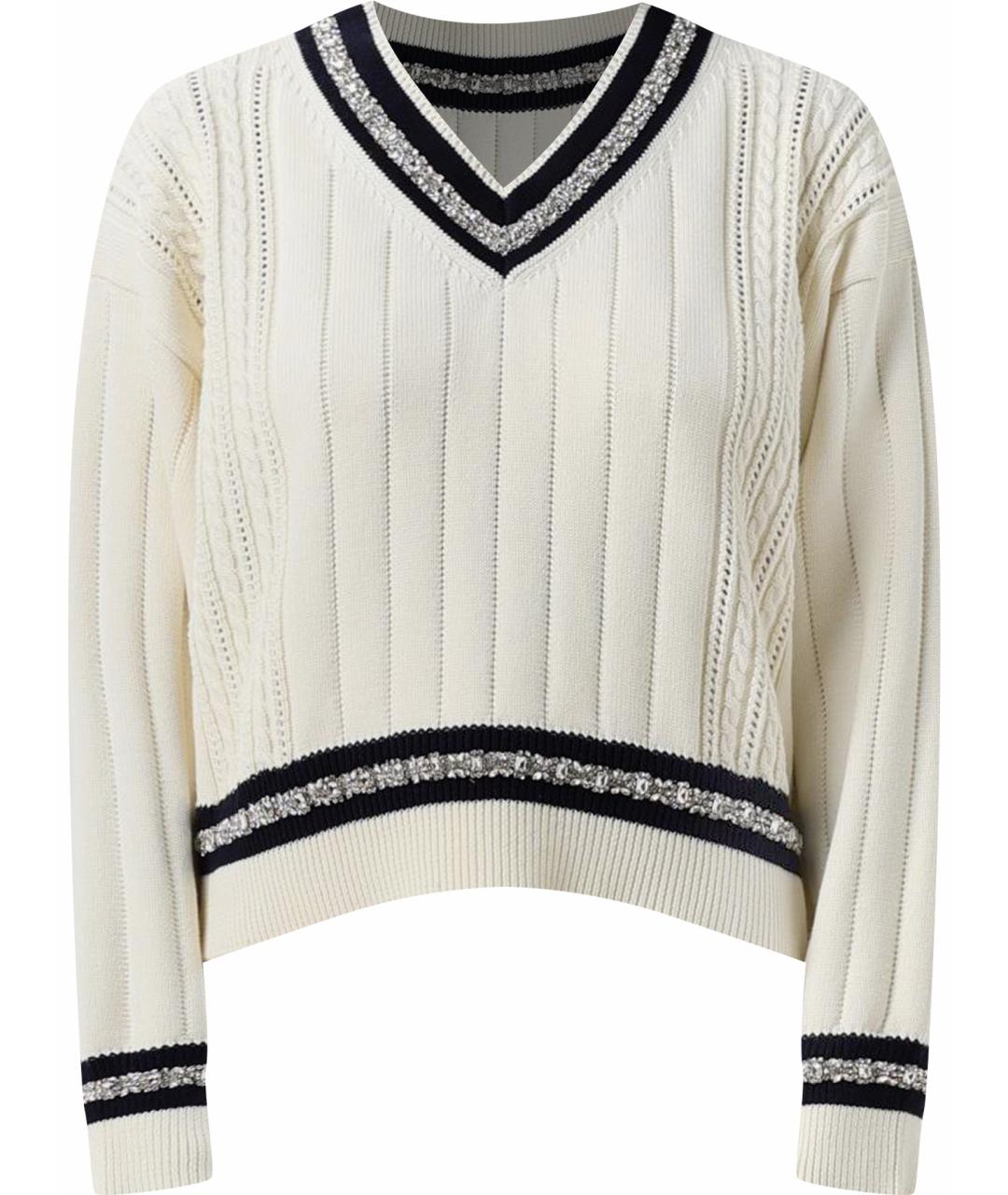 GOLDEN GOOSE DELUXE BRAND Белый джемпер / свитер, фото 1