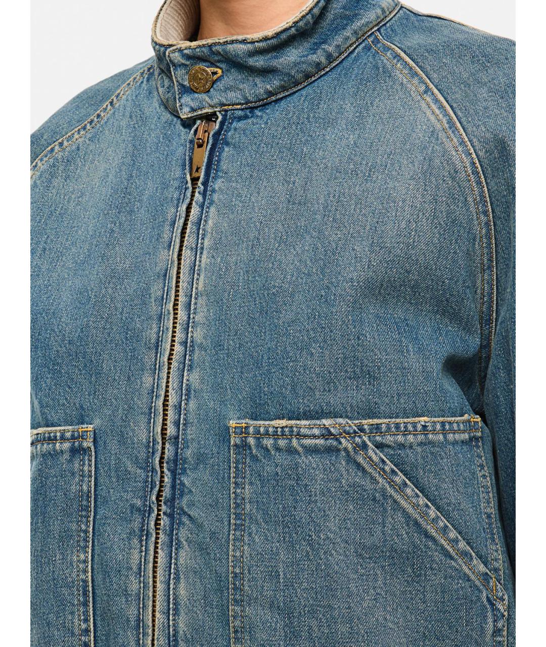 GOLDEN GOOSE DELUXE BRAND Синяя куртка, фото 4