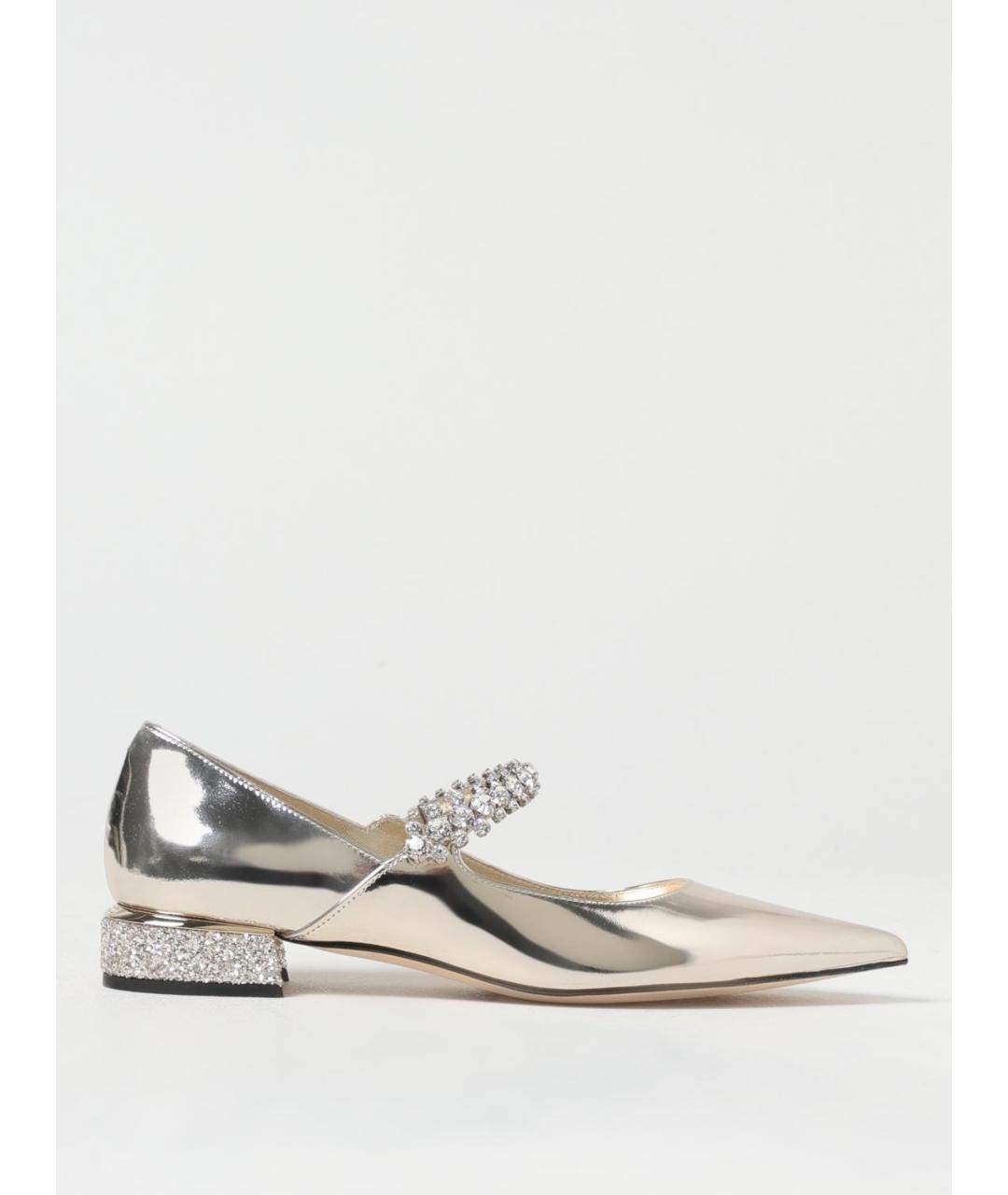 JIMMY CHOO Золотые туфли, фото 5