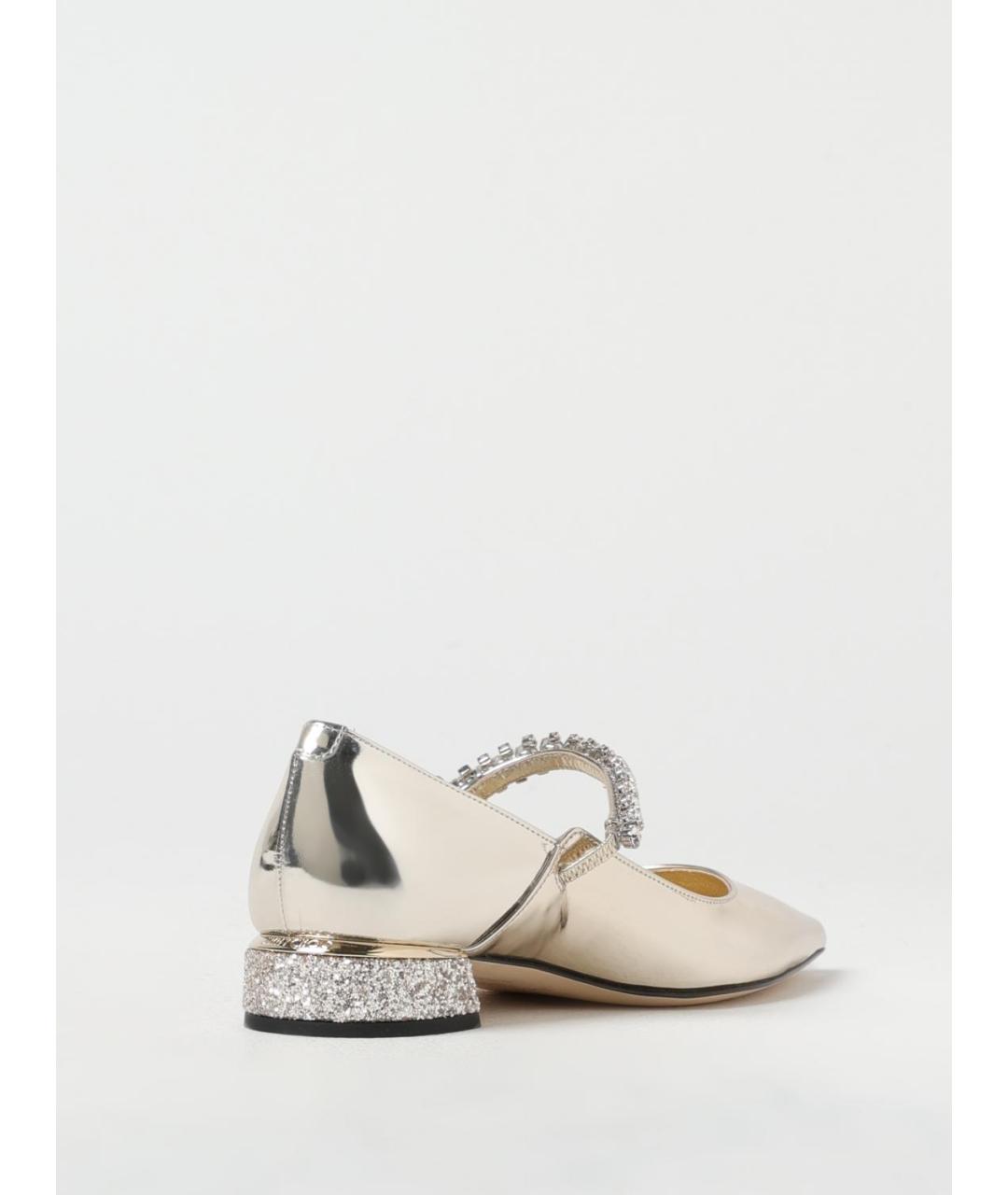 JIMMY CHOO Золотые туфли, фото 3