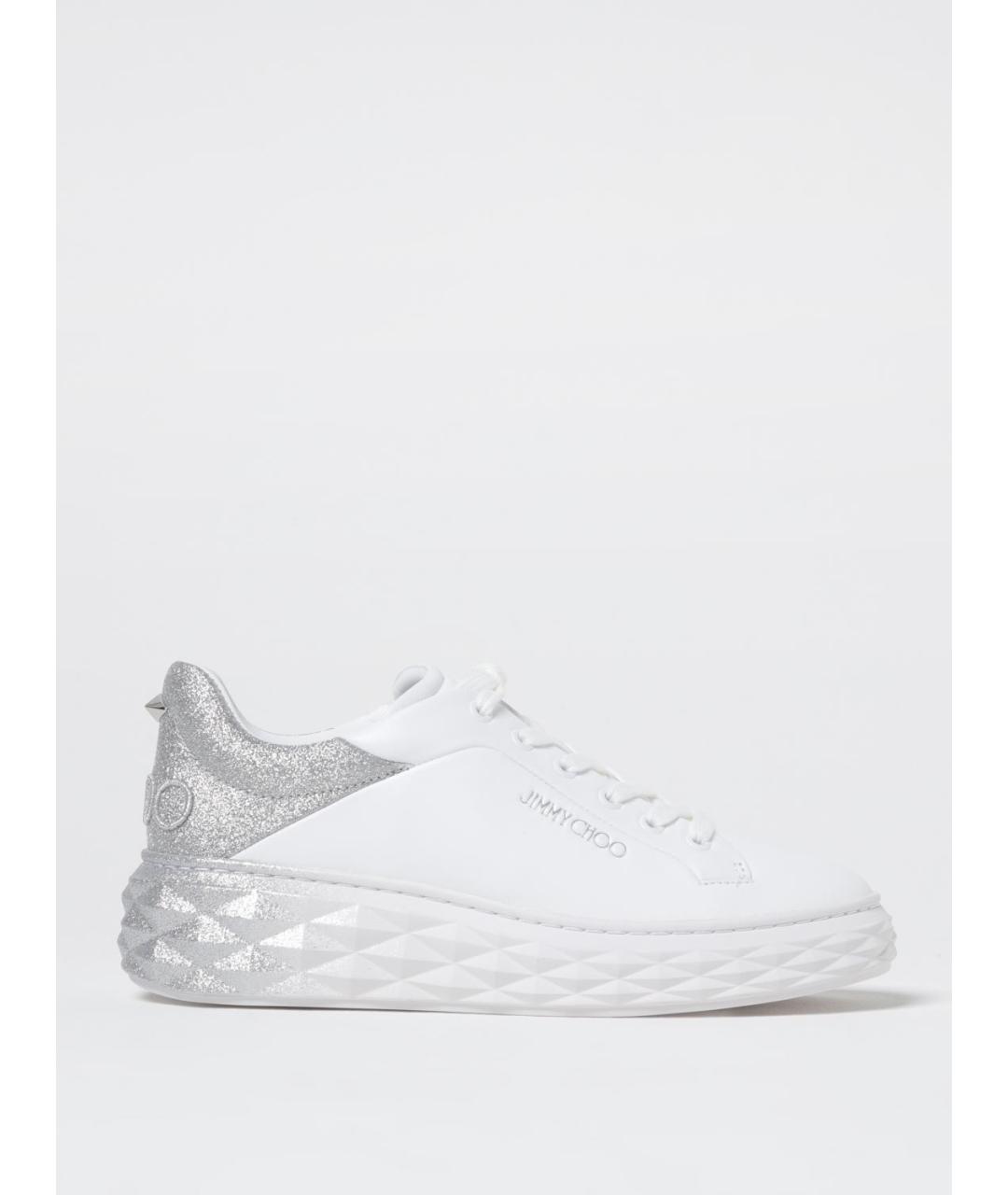 JIMMY CHOO Белые кеды, фото 5
