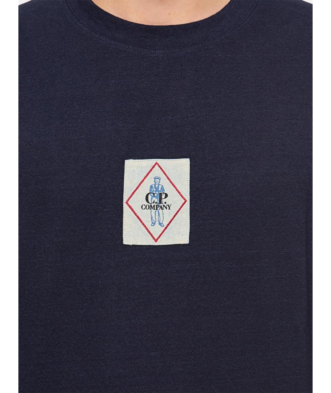 CP COMPANY Темно-синяя футболка, фото 5