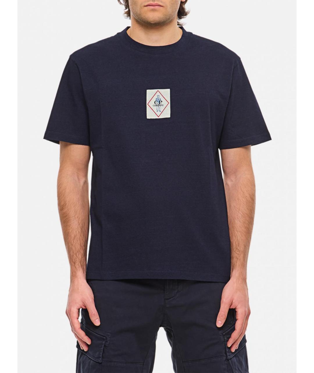 CP COMPANY Темно-синяя футболка, фото 2