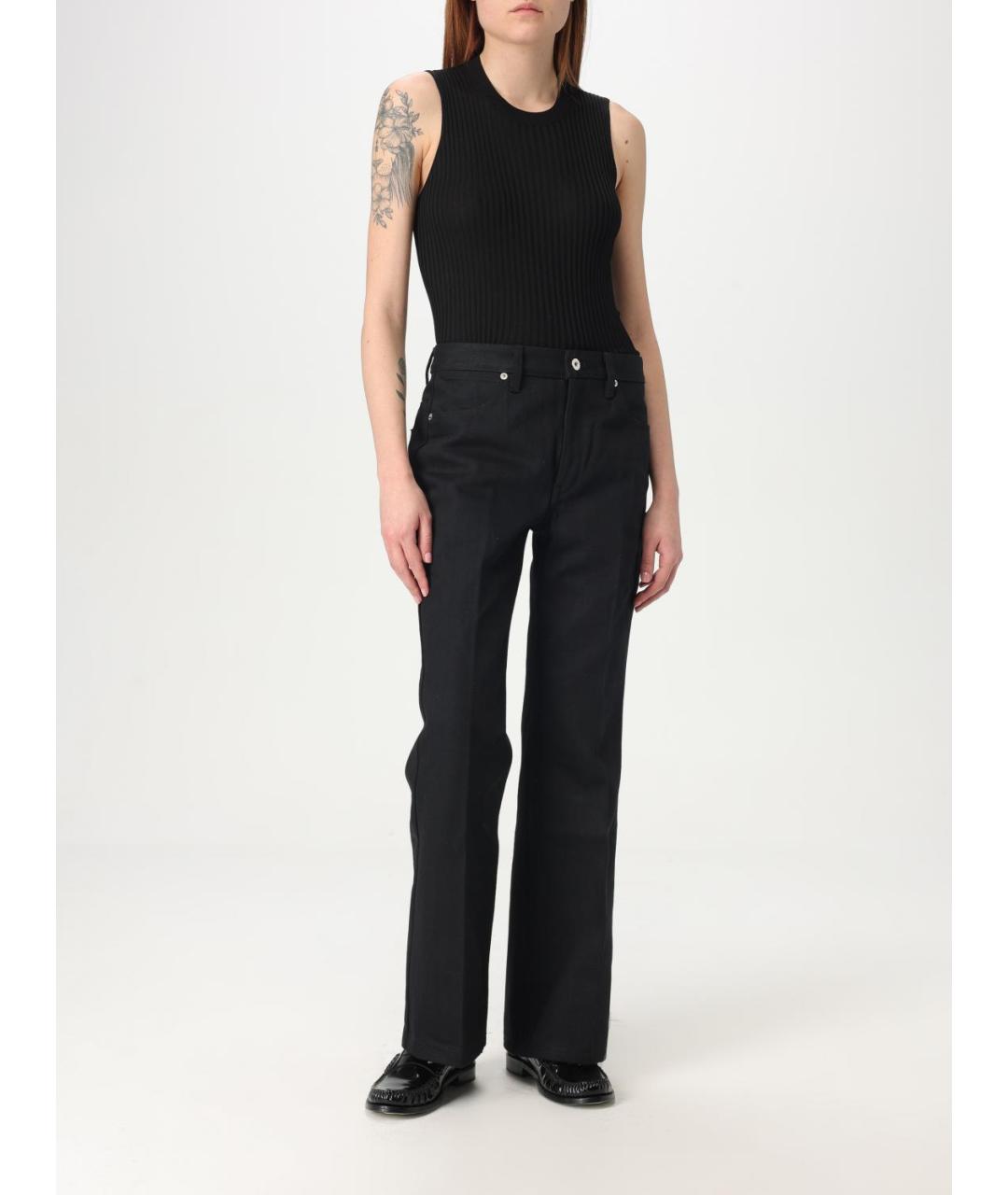 JIL SANDER Черная майка, фото 3