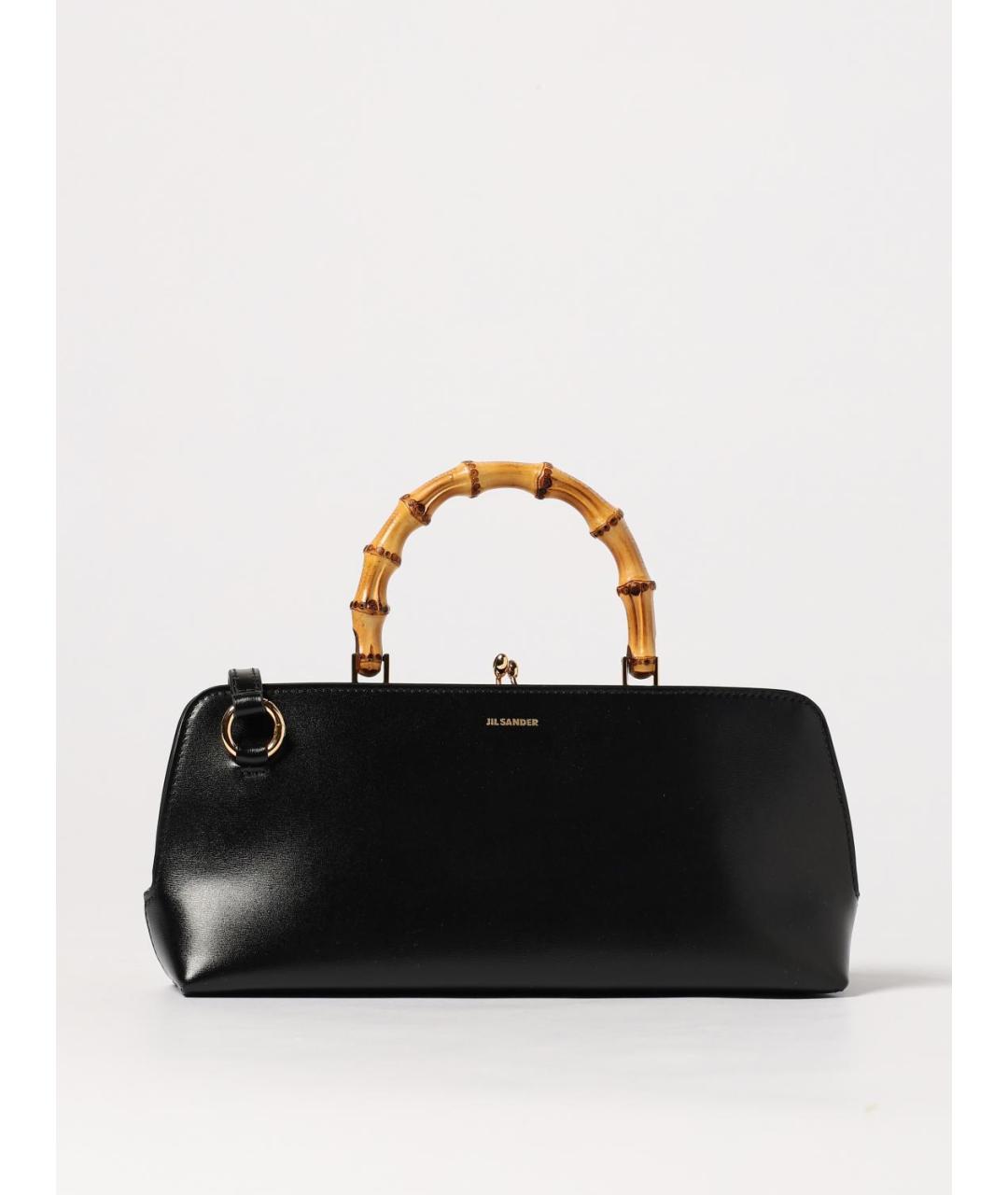 JIL SANDER Черная сумка с короткими ручками, фото 6