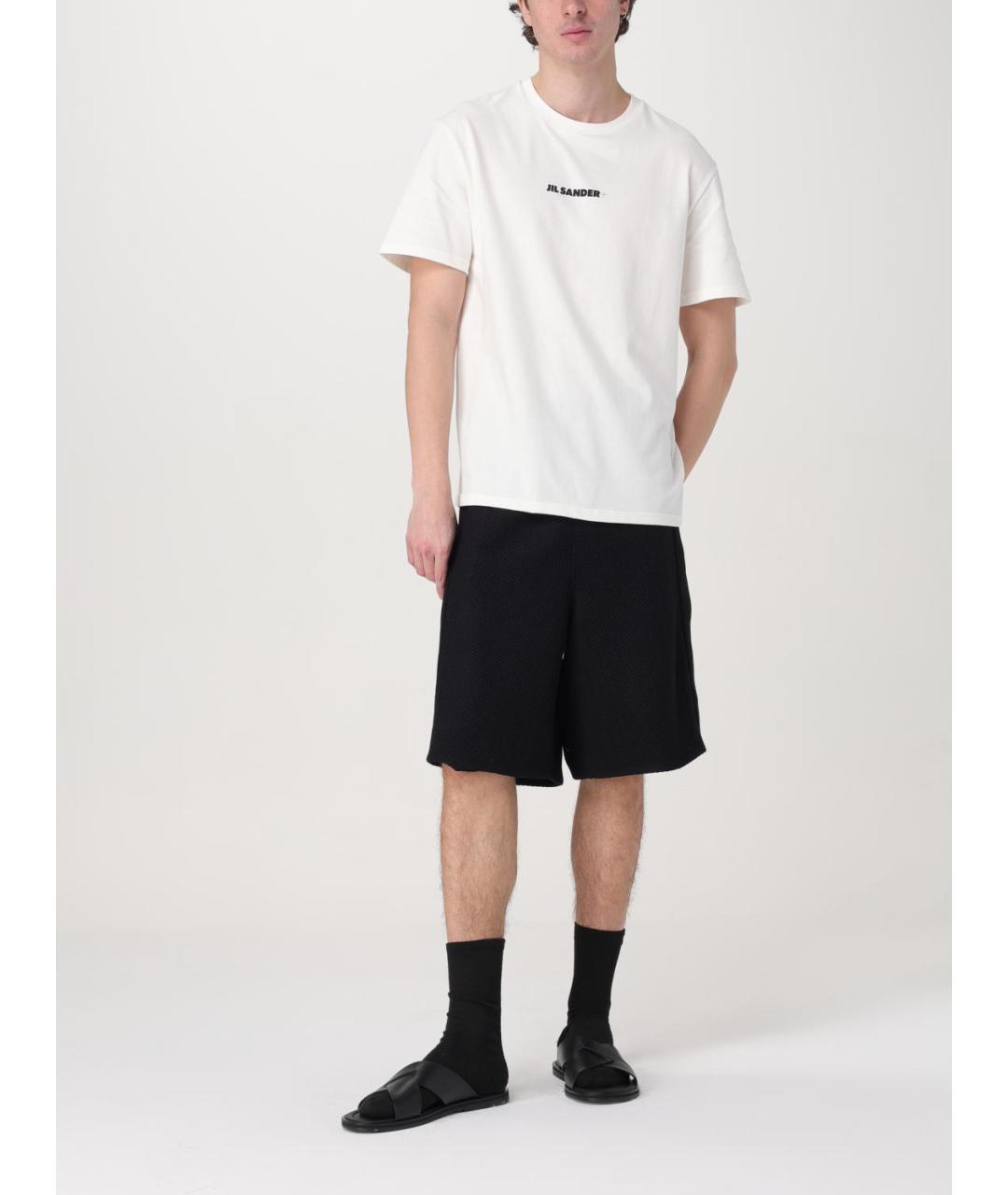 JIL SANDER Черные шорты, фото 3