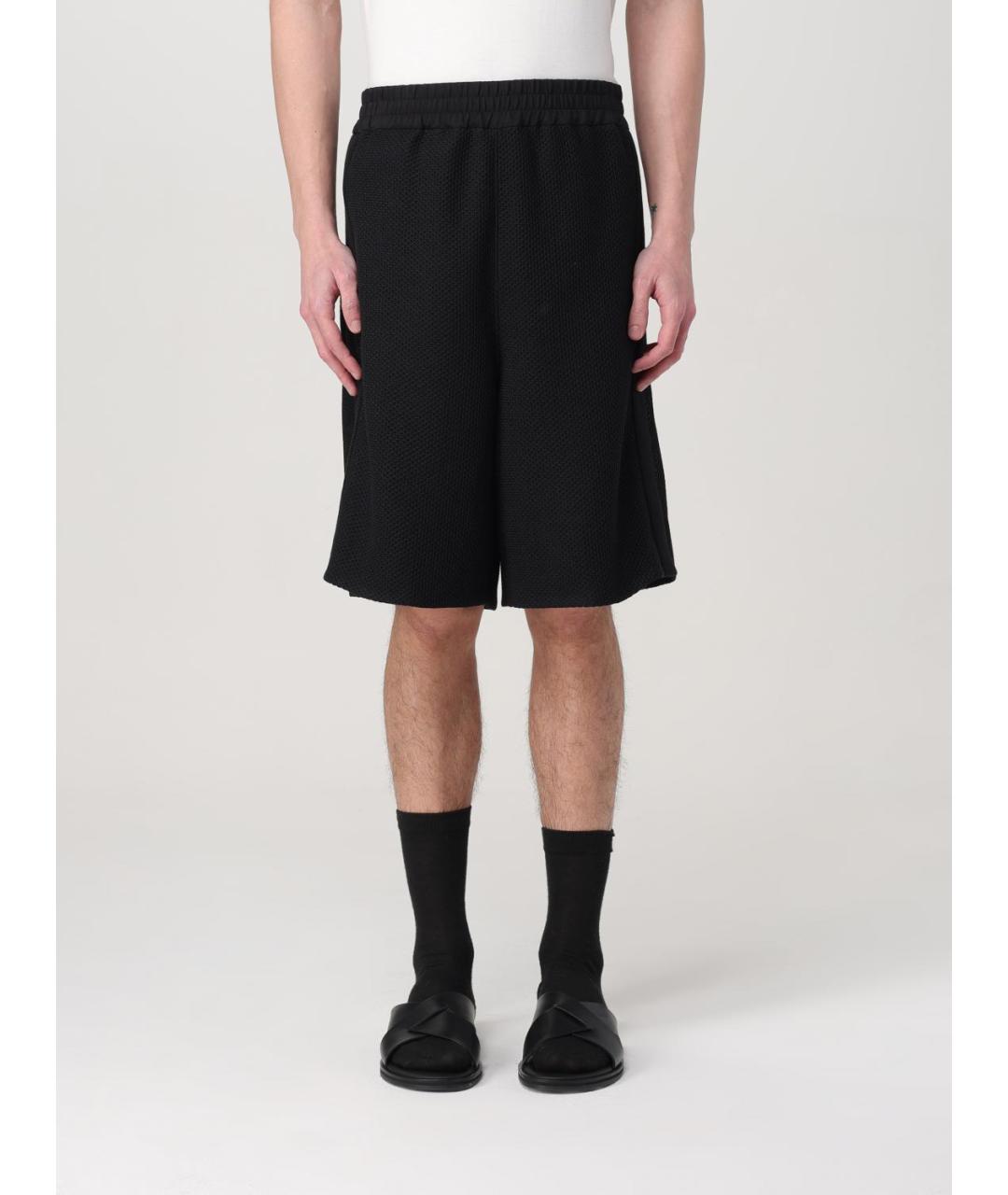 JIL SANDER Черные шорты, фото 2