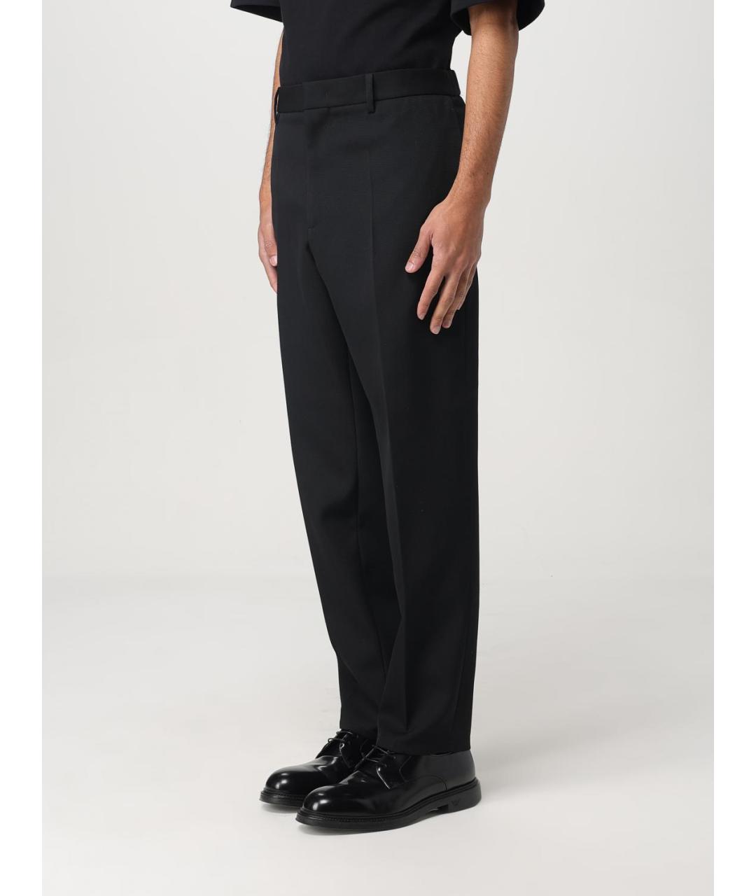 JIL SANDER Черные повседневные брюки, фото 5