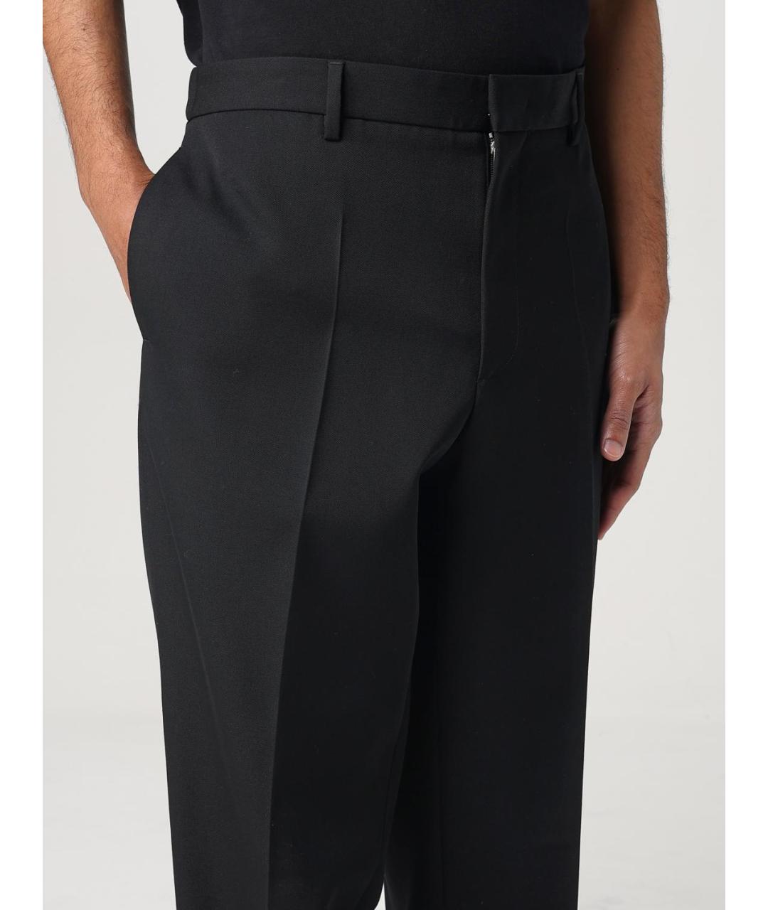 JIL SANDER Черные повседневные брюки, фото 6