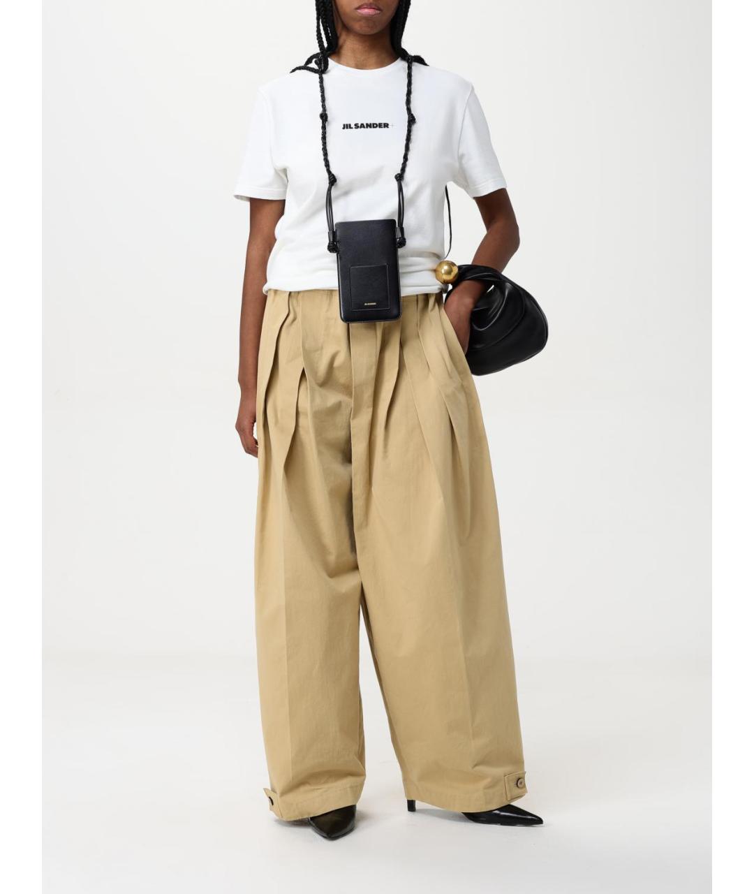 JIL SANDER Черная сумка с короткими ручками, фото 2