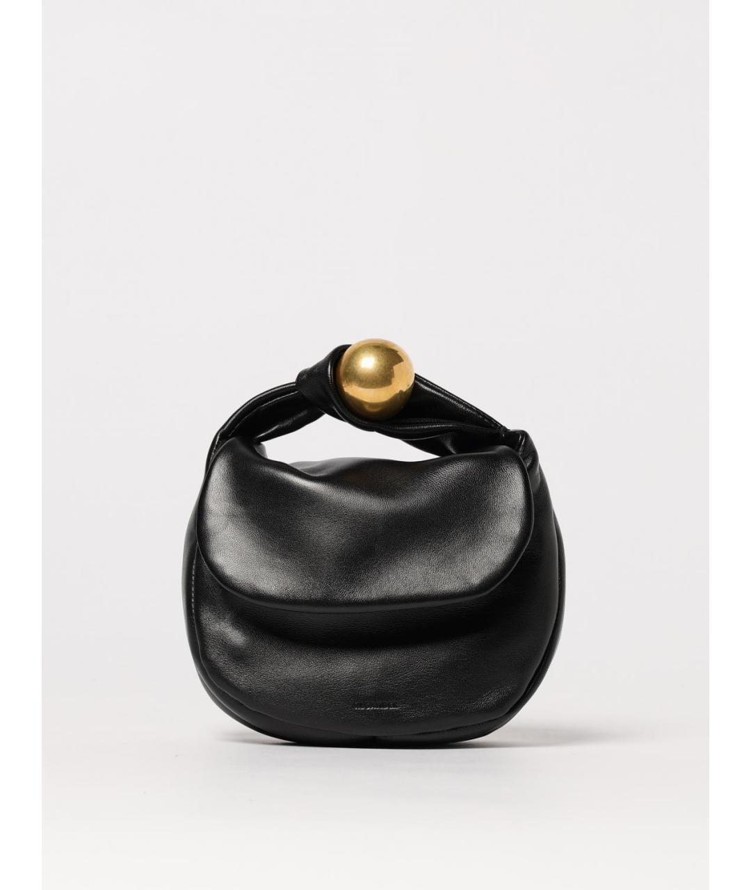 JIL SANDER Черная сумка с короткими ручками, фото 6
