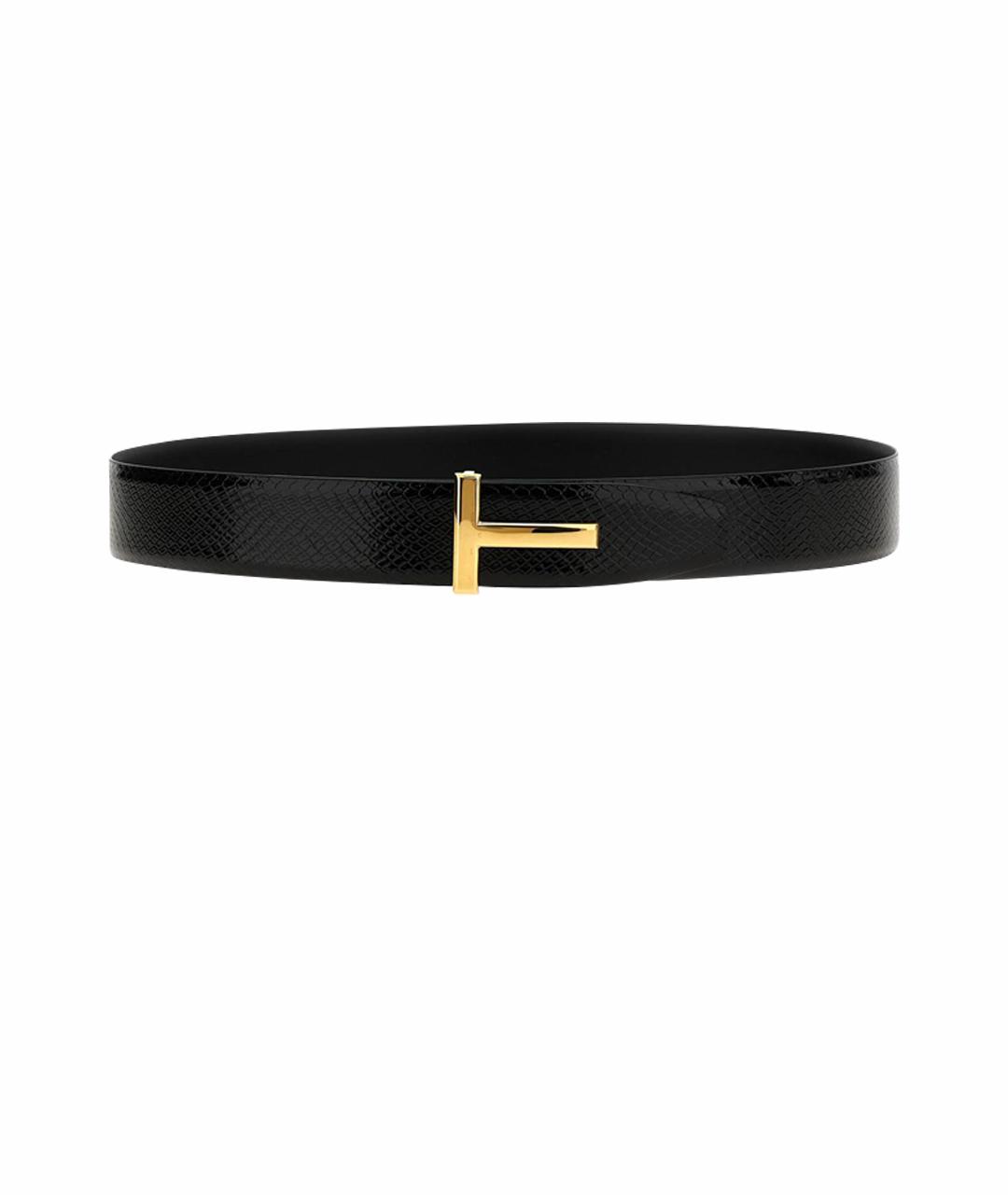TOM FORD Черный ремень, фото 1