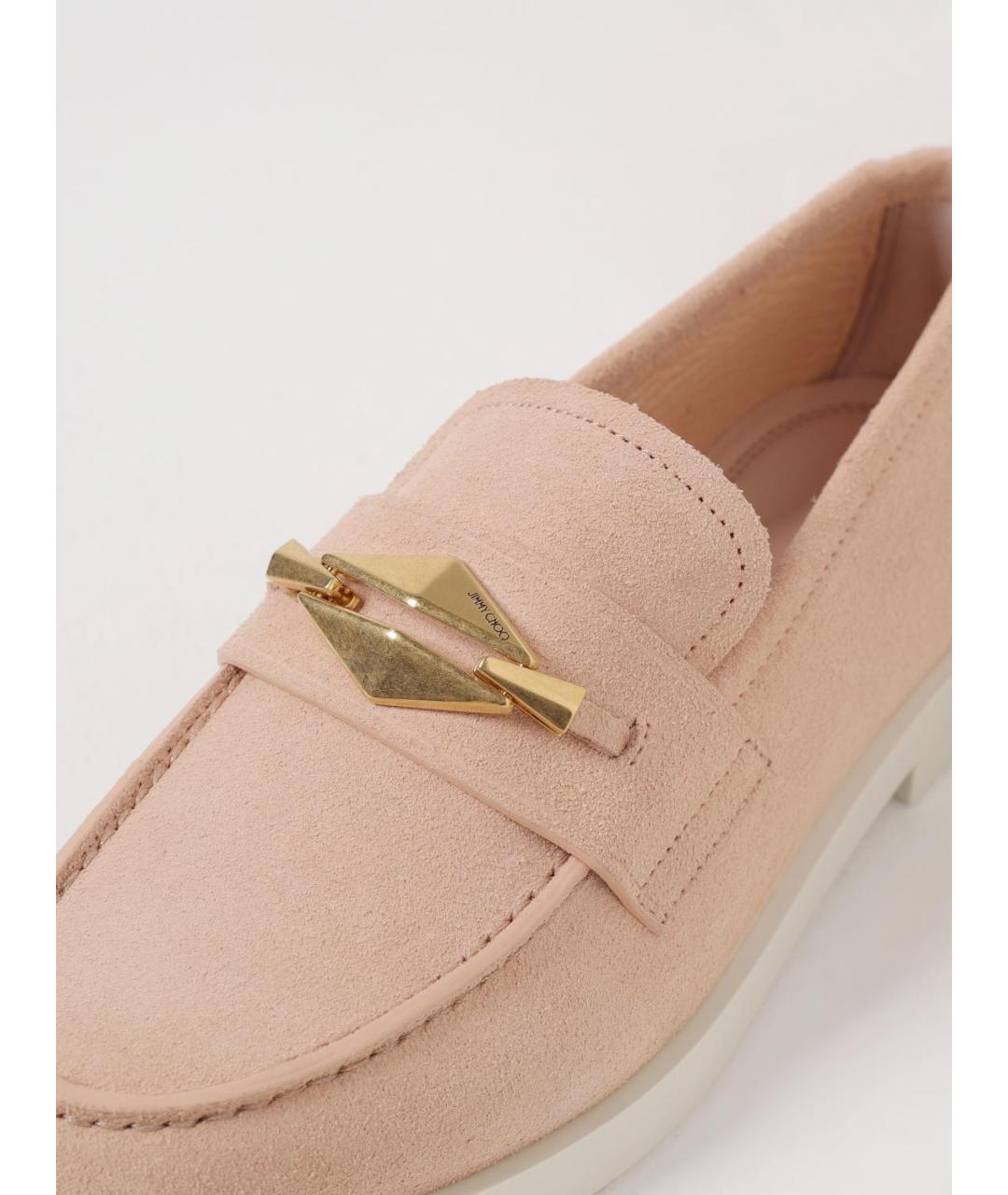 JIMMY CHOO Розовые лоферы, фото 4