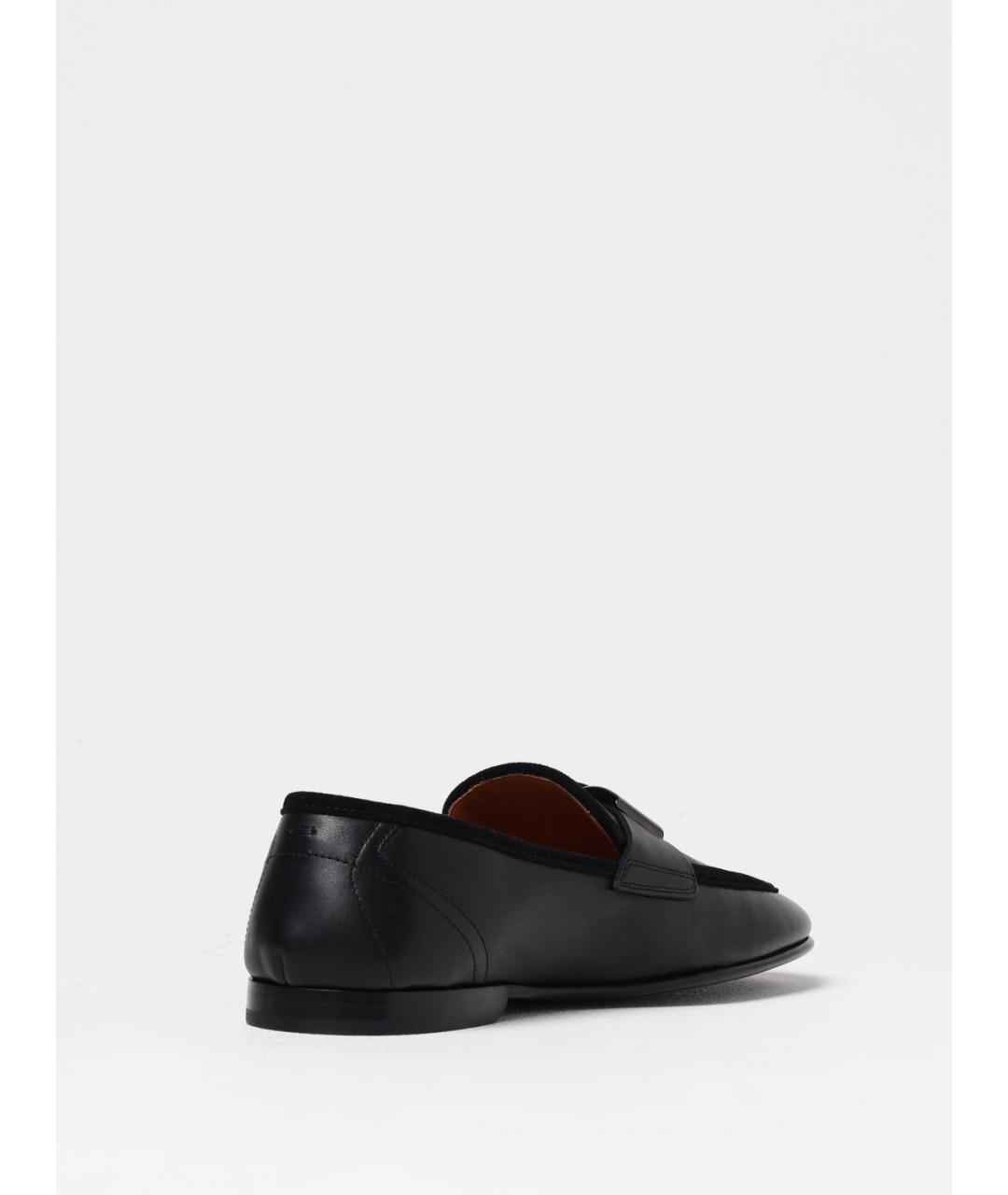 DOLCE&GABBANA Черные кожаные лоферы, фото 3