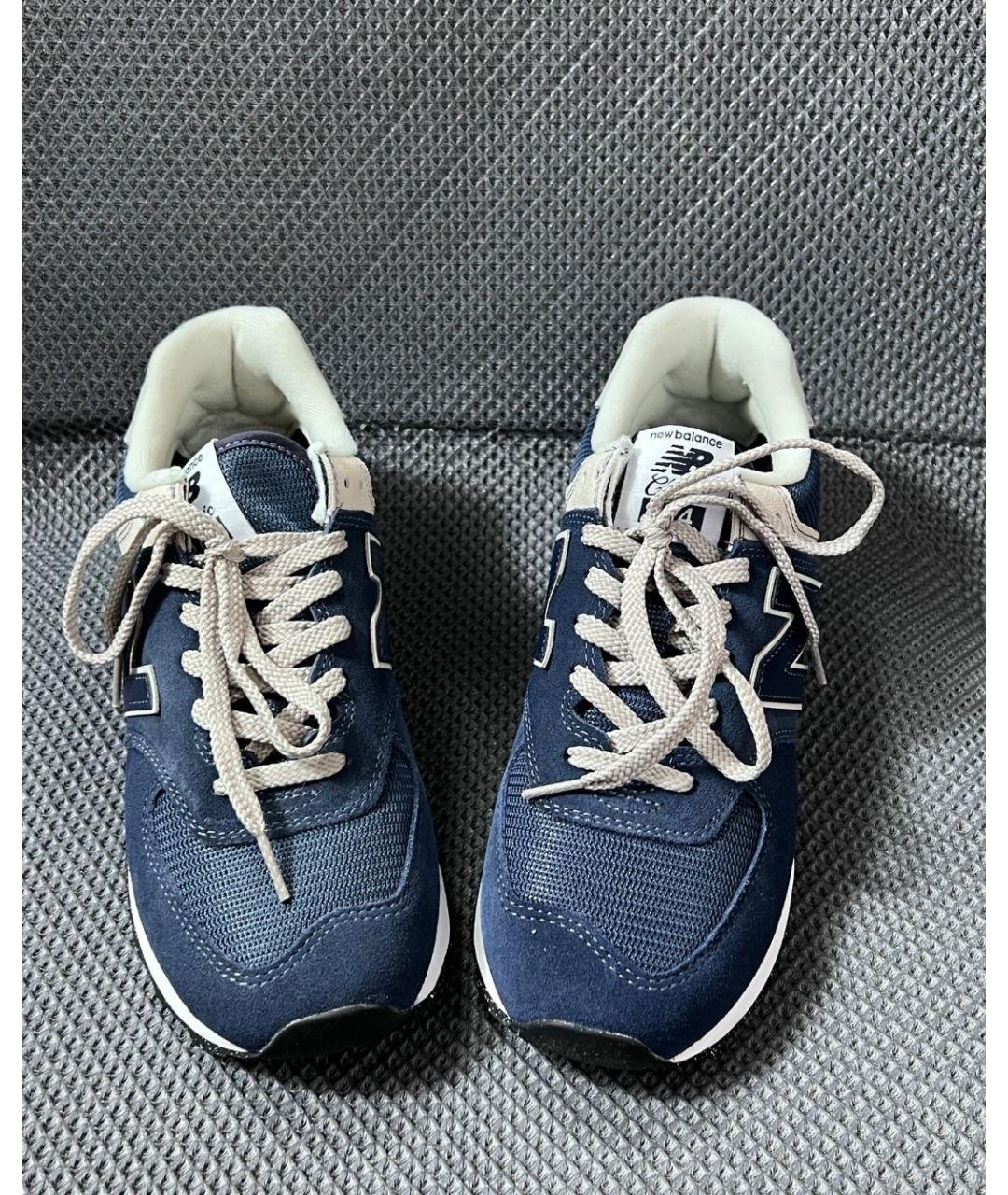 NEW BALANCE Темно-синие кроссовки, фото 2