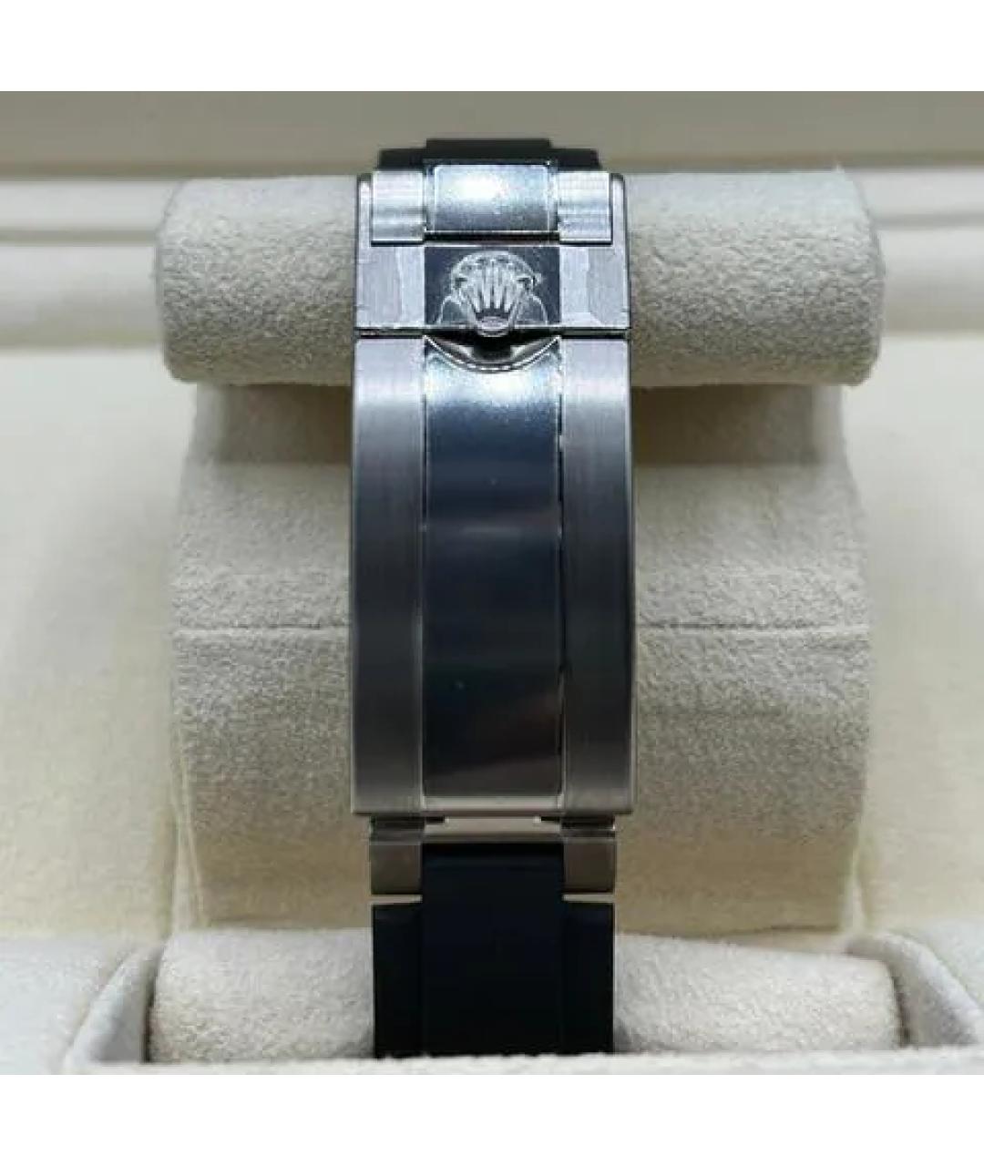 ROLEX Черные часы из белого золота, фото 5