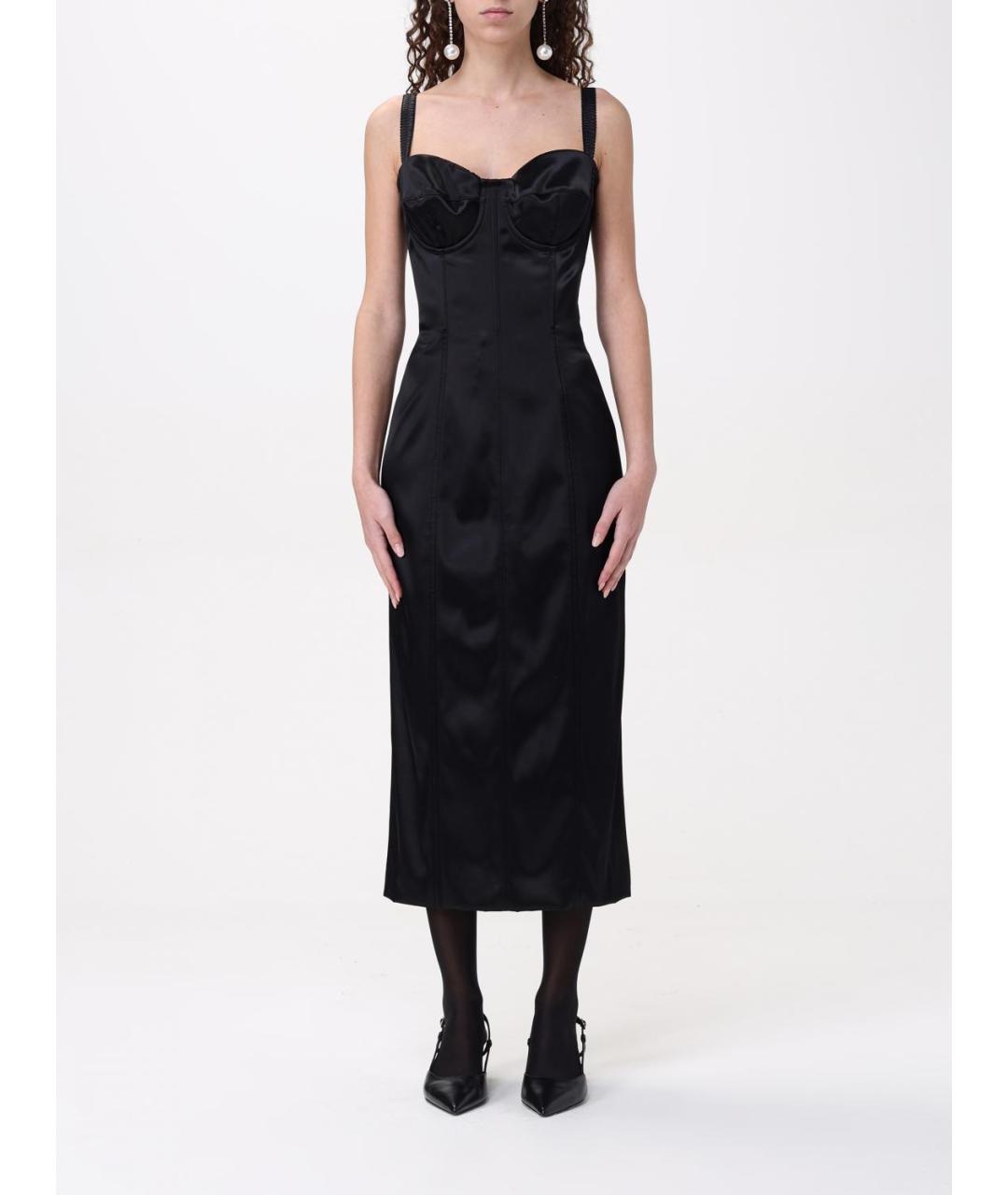 DOLCE&GABBANA Черное платье, фото 2