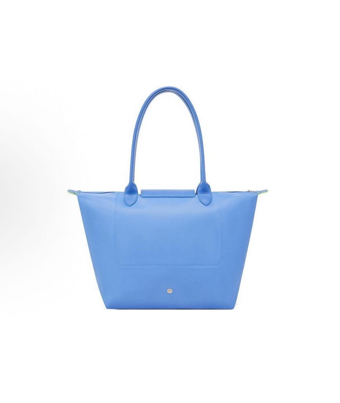 LONGCHAMP Голубая сумка тоут, фото 3