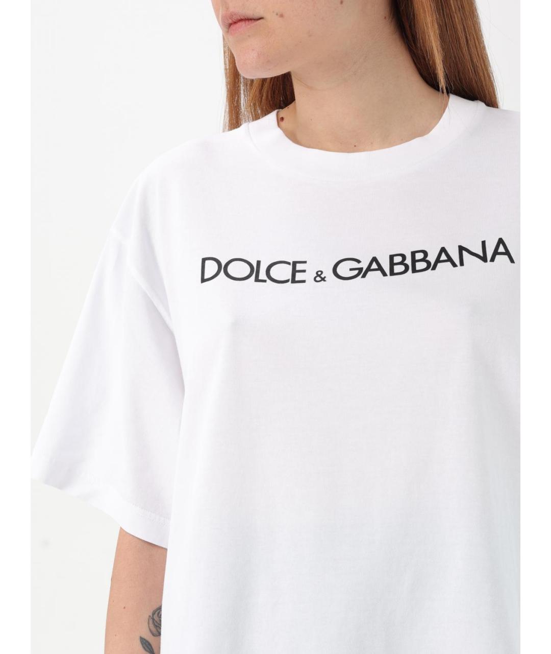 DOLCE&GABBANA Белая футболка, фото 6