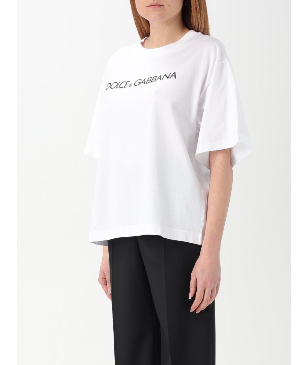 DOLCE&GABBANA Белая футболка, фото 5