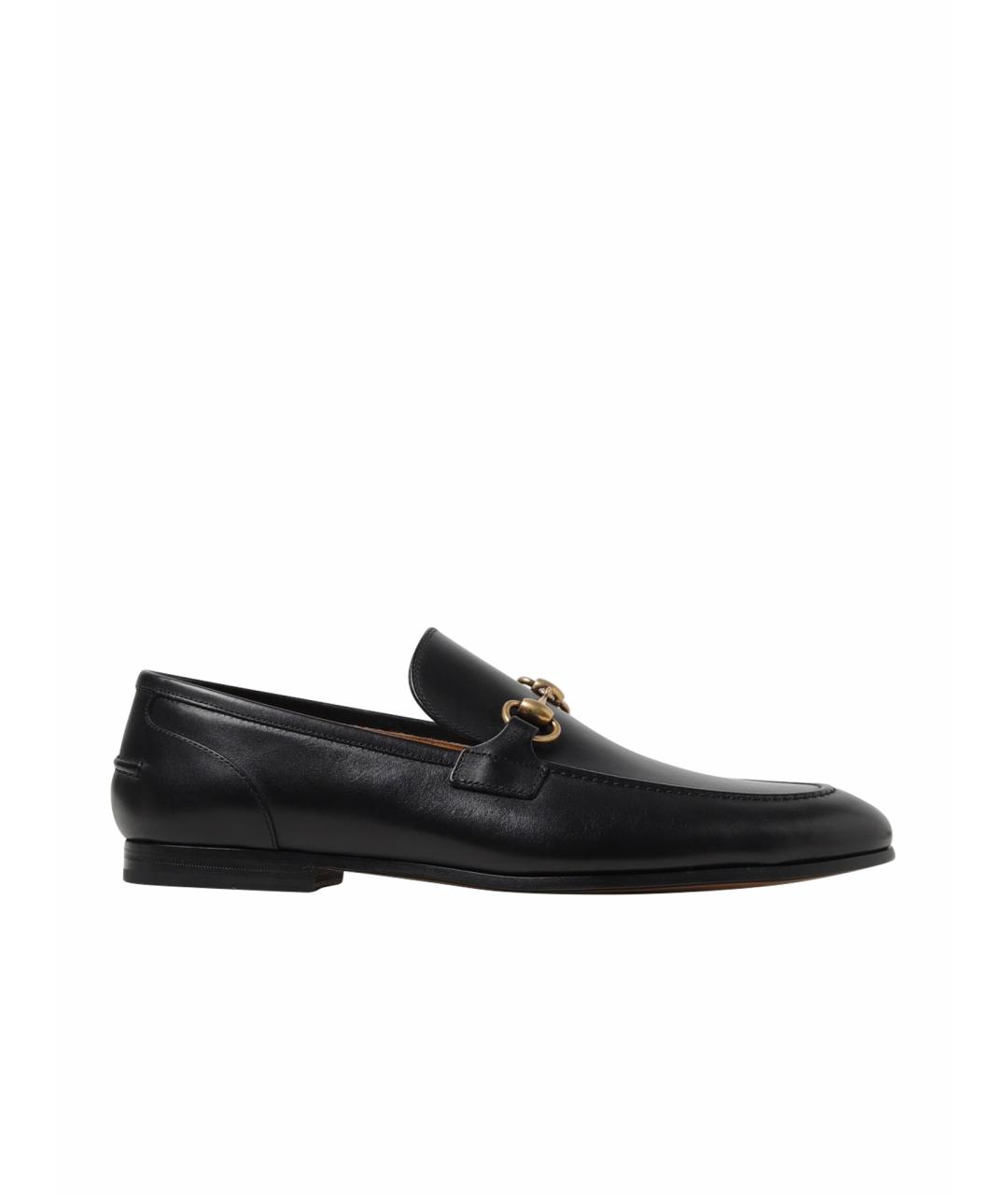 GUCCI Черные лоферы, фото 1