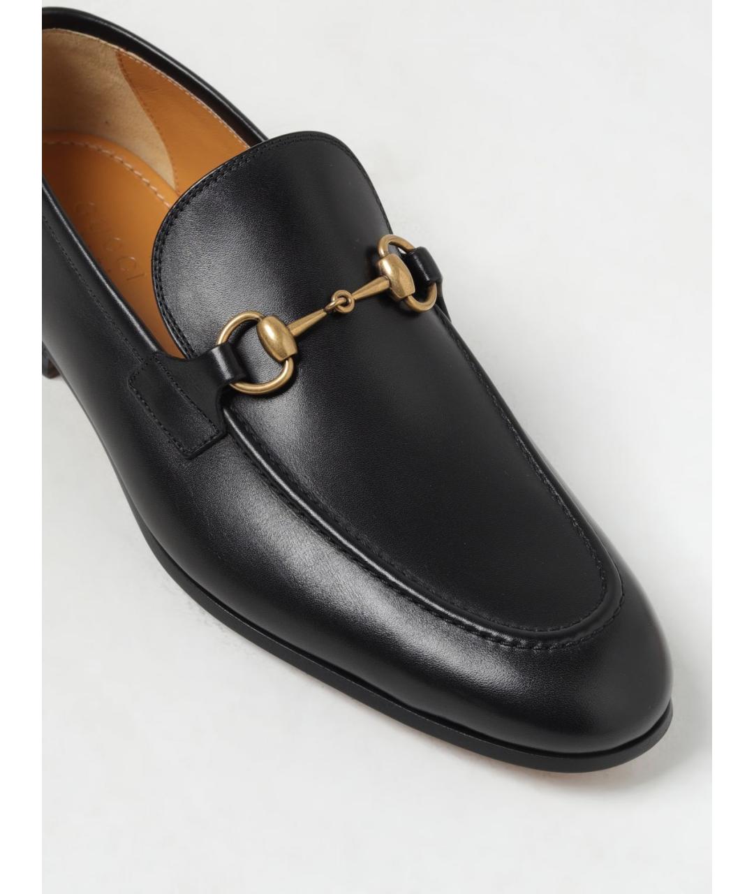 GUCCI Черные лоферы, фото 4