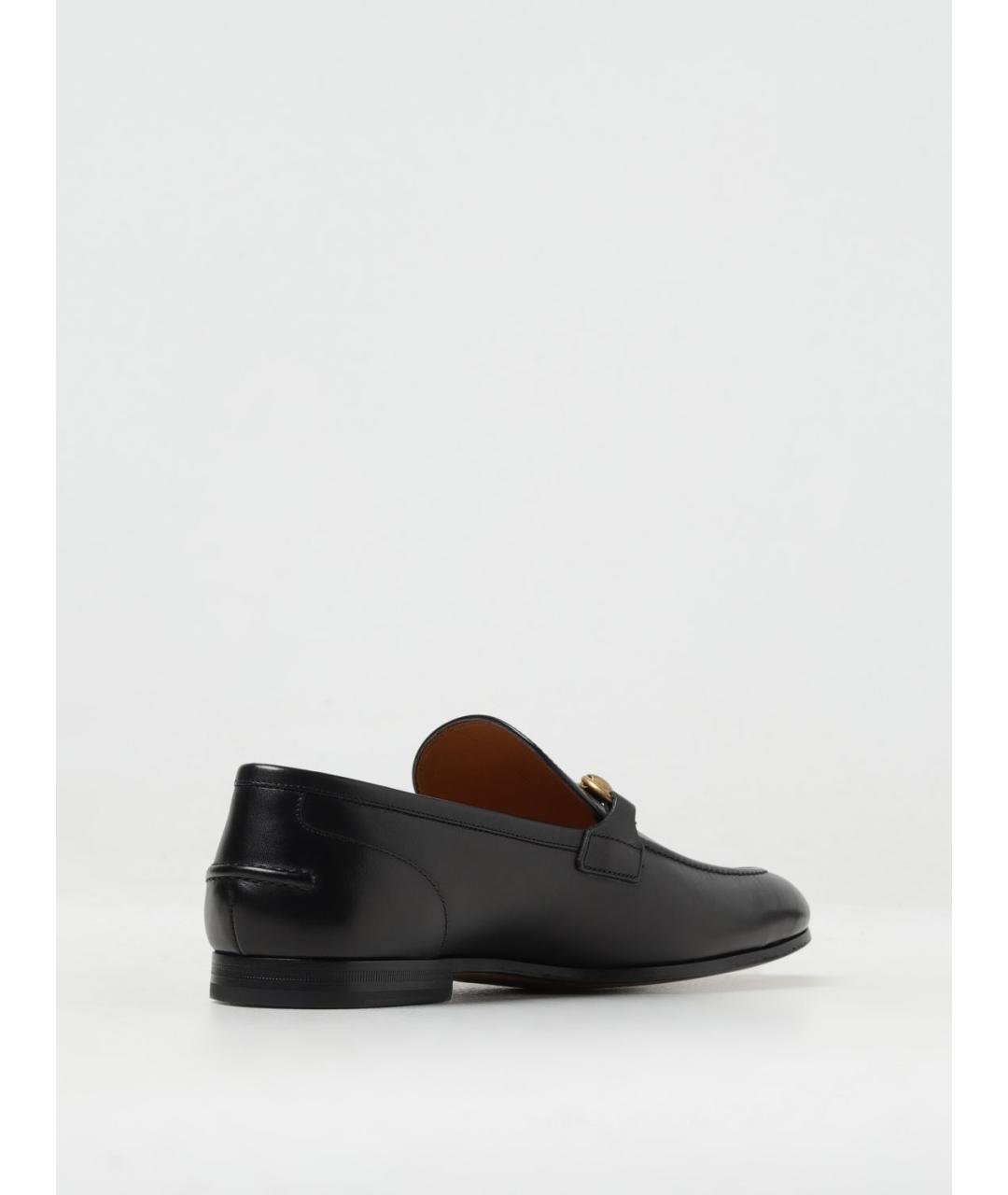 GUCCI Черные лоферы, фото 3