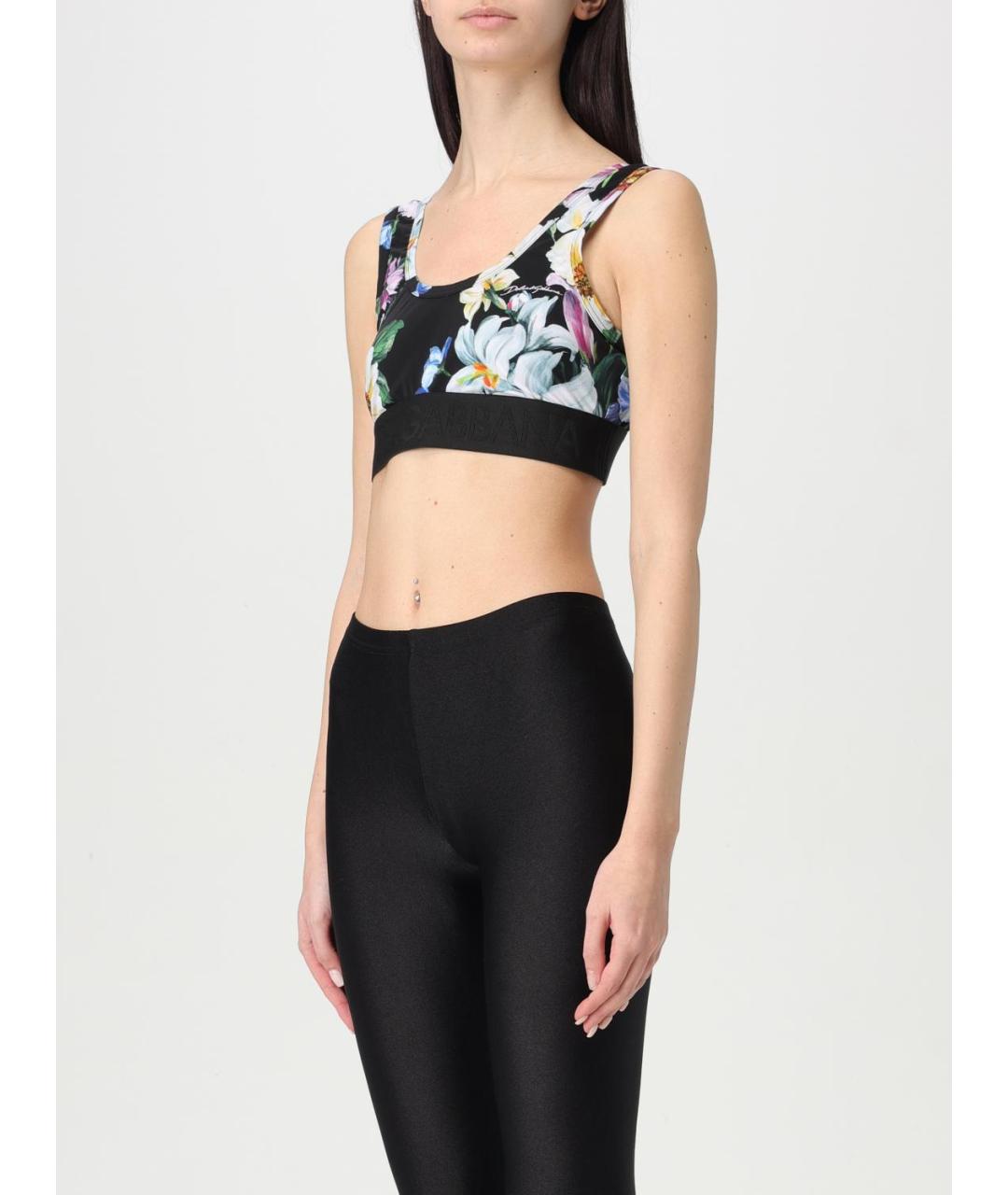 DOLCE&GABBANA Черная майка, фото 4