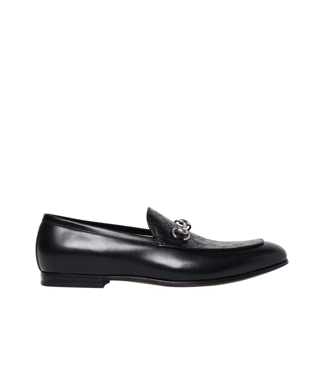 GUCCI Черные лоферы, фото 1