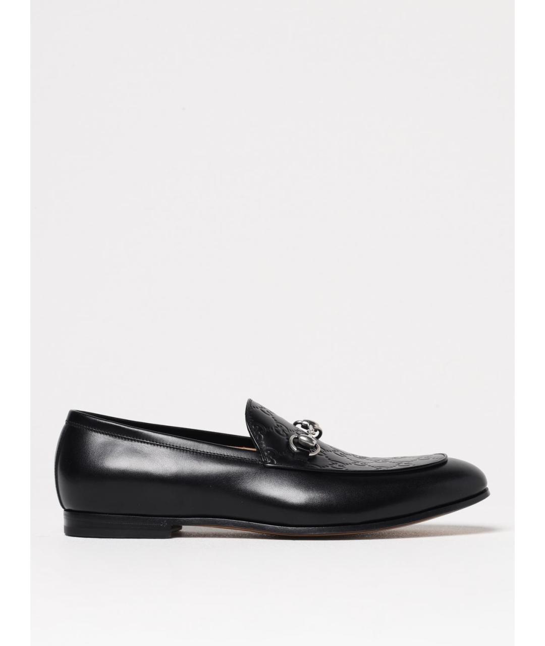 GUCCI Черные лоферы, фото 5